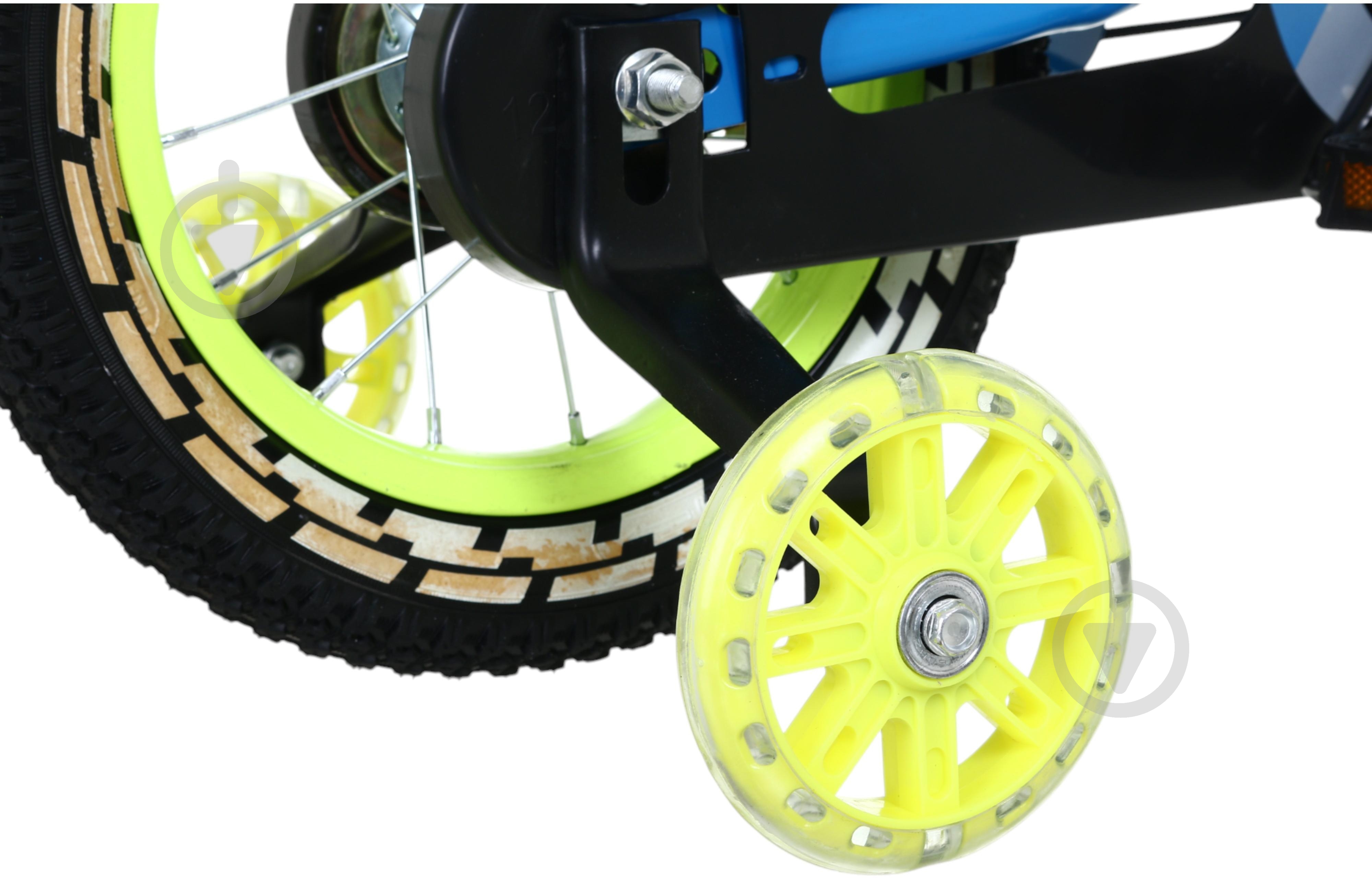 Велосипед дитячий MaxxPro kids 12' KQ-02 блакитний - фото 5