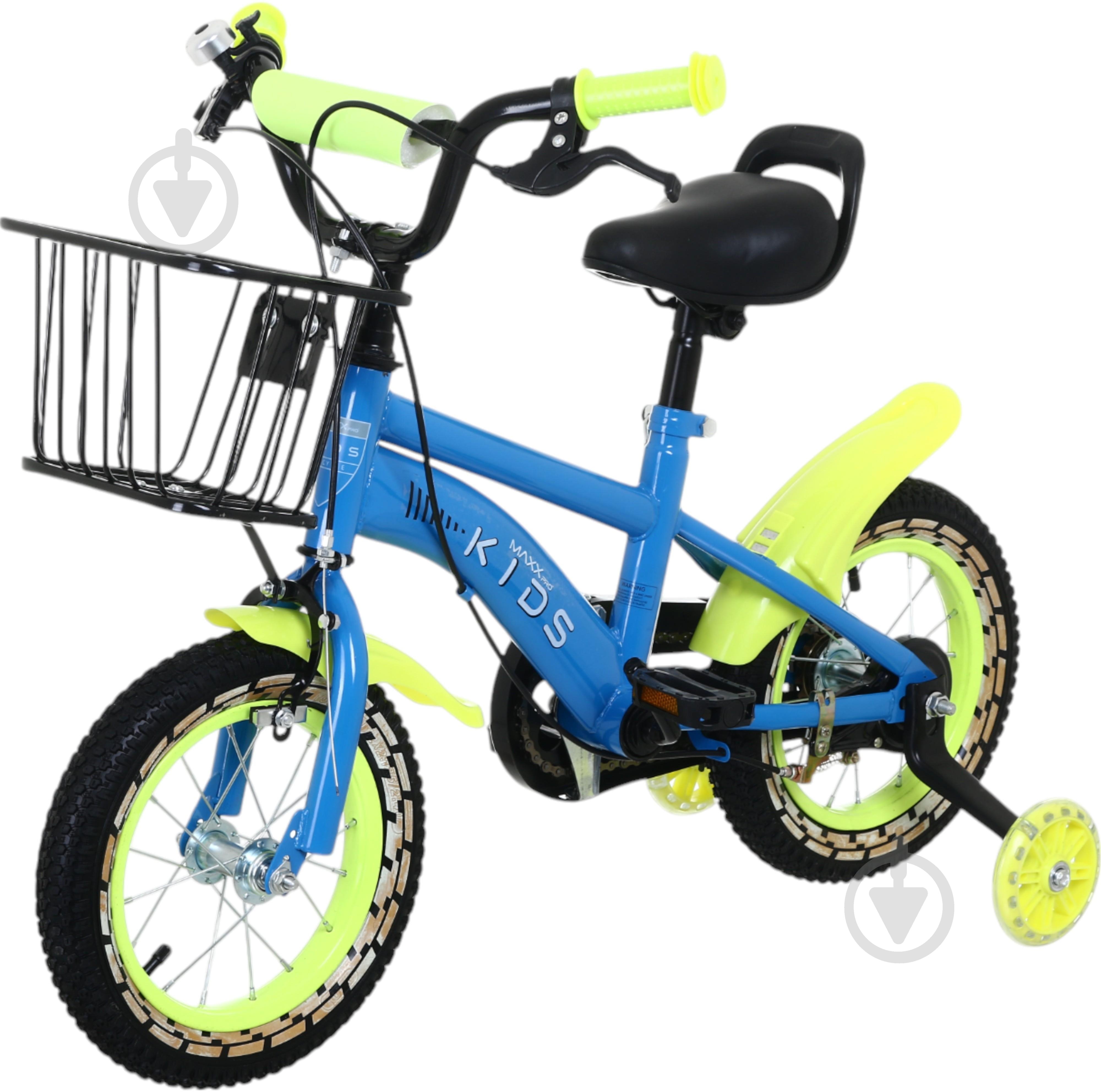 Велосипед дитячий MaxxPro kids 12' KQ-02 блакитний - фото 1