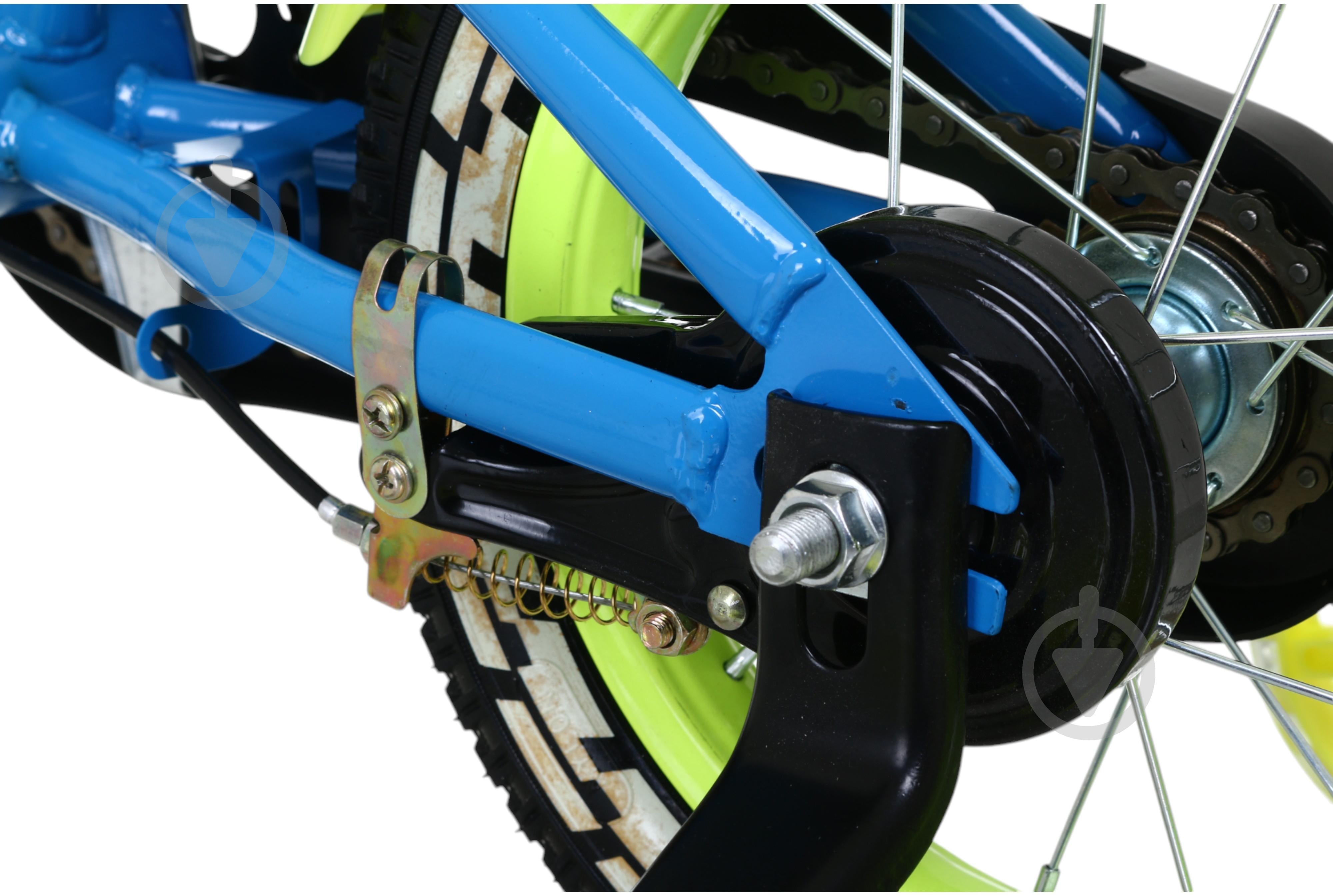 Велосипед дитячий MaxxPro kids 12' KQ-02 блакитний - фото 8
