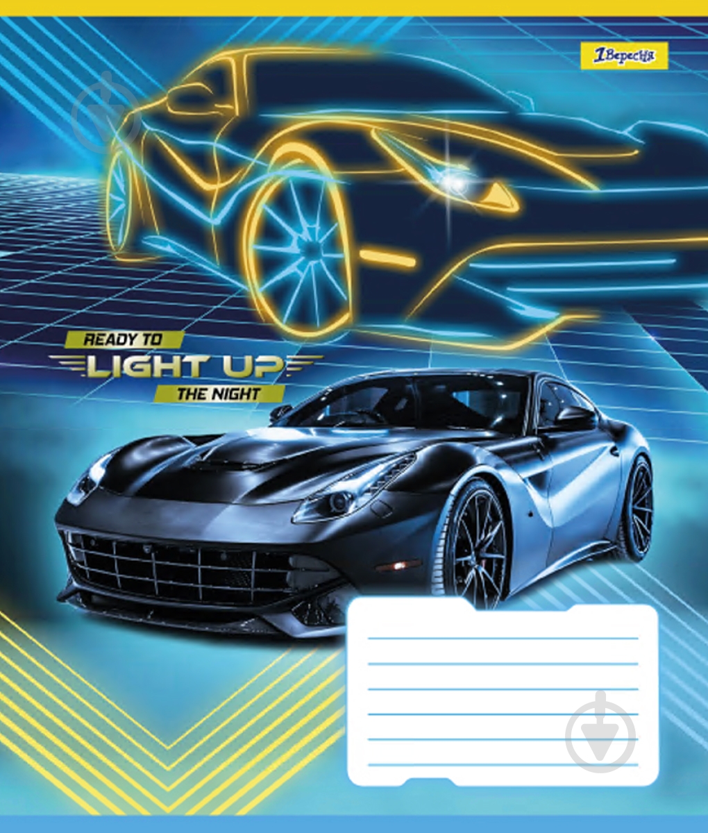 Тетрадь школьная 60 листов линия Lights up (767150) 1 вересня - фото 2 Тетрадь школьная 60 листов линия Lights up (767150) 1 вересня - фото 2