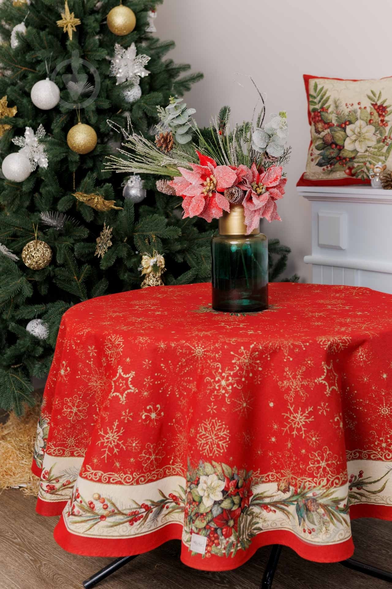 Скатертина кругла Різдво Ø 160 см La Nuit - фото 5 Скатертина кругла Різдво Ø 160 см La Nuit - фото 5