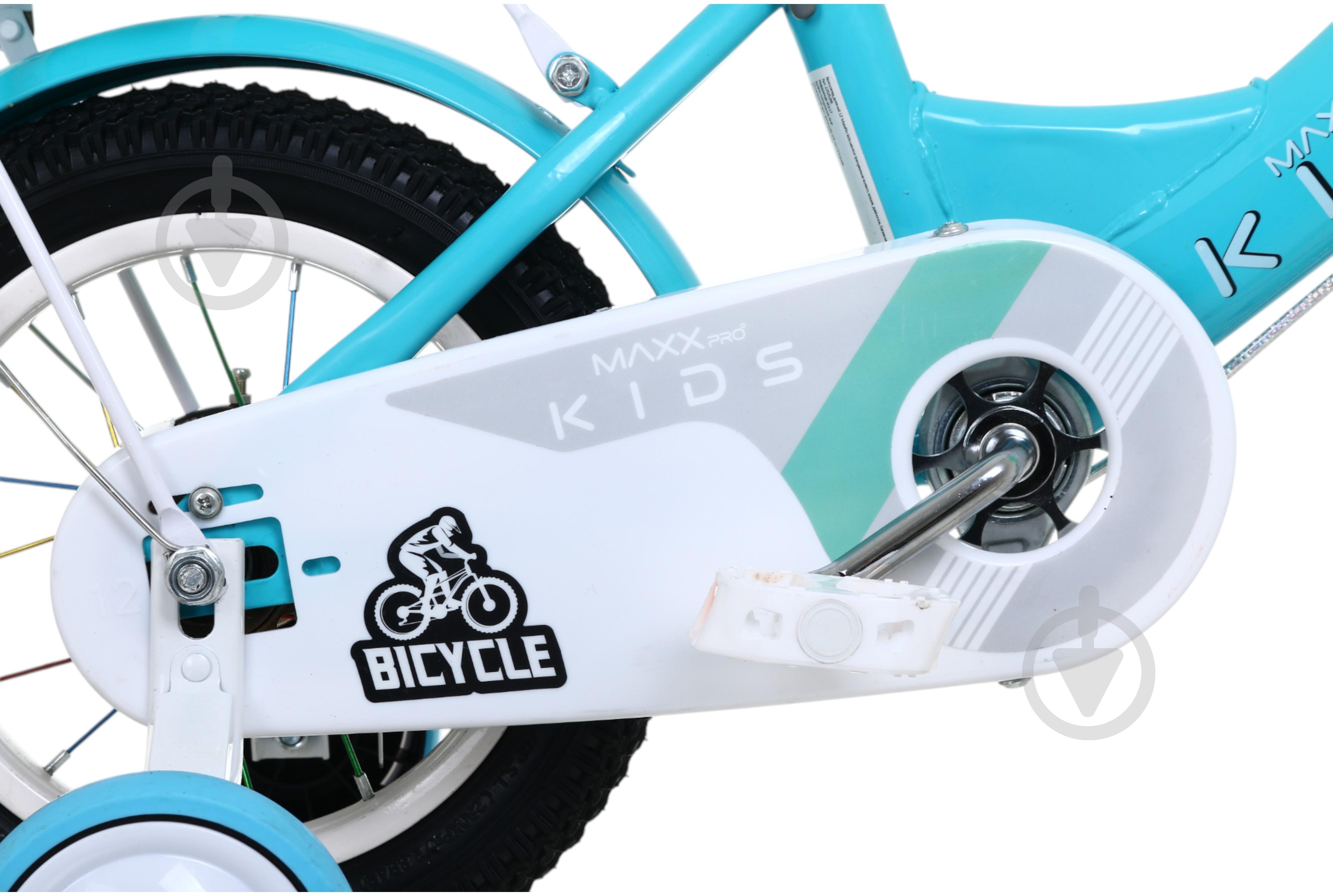 Велосипед дитячий MaxxPro kids 12' KQ-17 ментол - фото 9