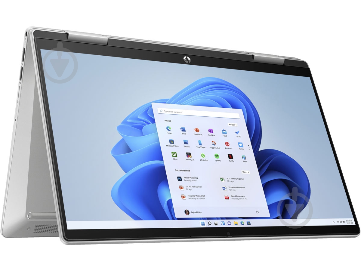 Ноутбук HP Pavilion x360 14" (A0NB8EA) natural silver - фото 7
