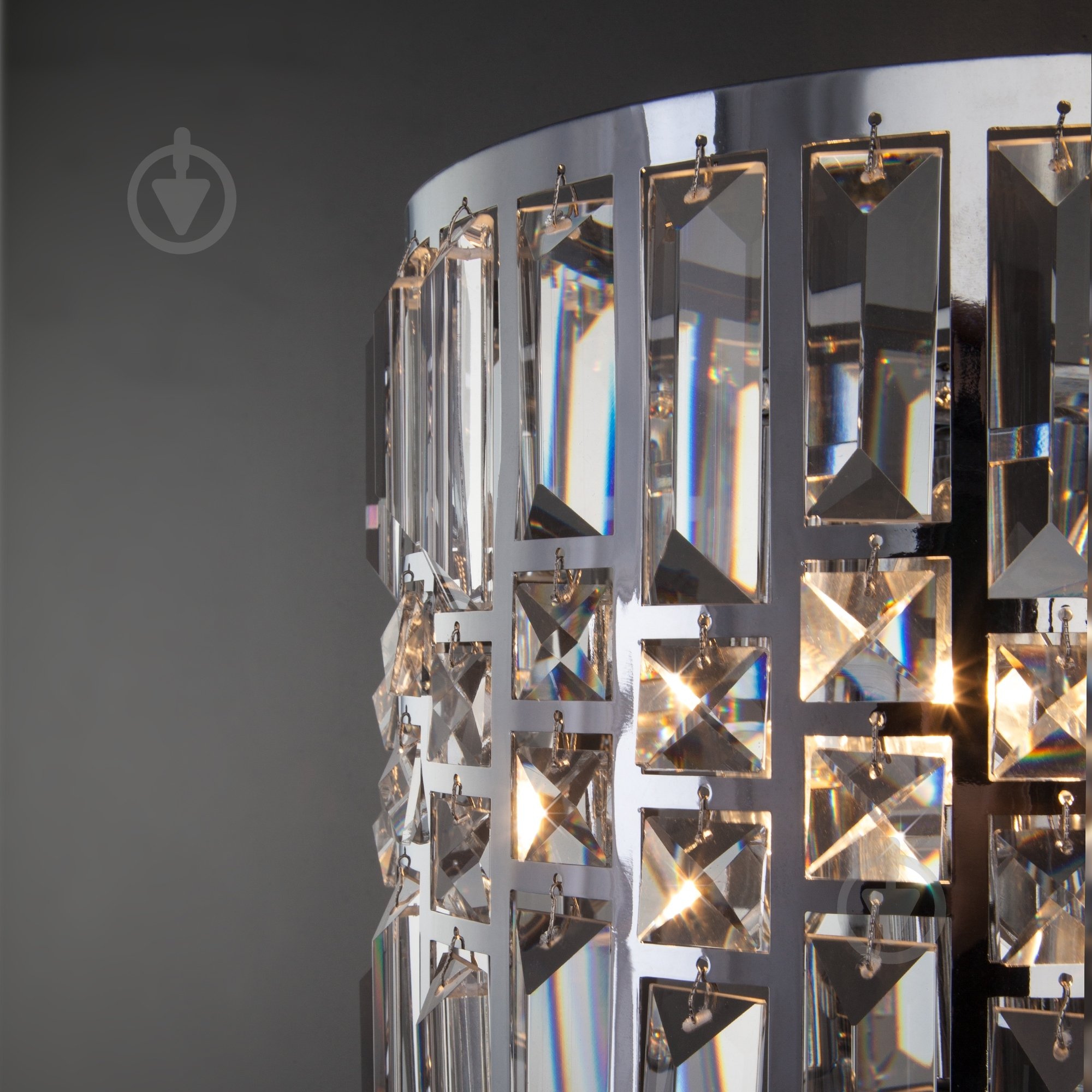 ВИТРИНА! Бра Strotskis Lory 2x60 Вт E14 хром 10125/2 (хром) - фото 3