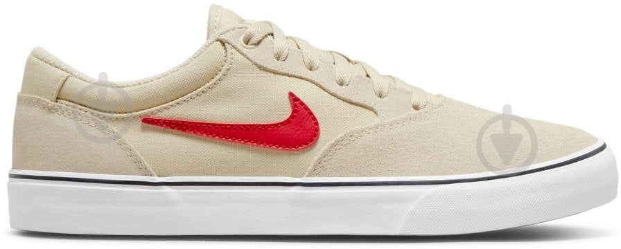 Кроссовки мужские демисезонные Nike SB CHRON 2 CNVS PRM DM3493-202 р.44,5 бежевые - фото 1