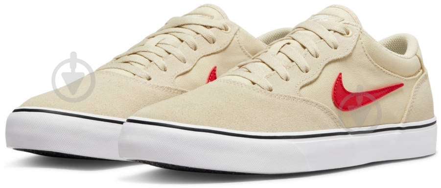Кроссовки мужские демисезонные Nike SB CHRON 2 CNVS PRM DM3493-202 р.44,5 бежевые - фото 6