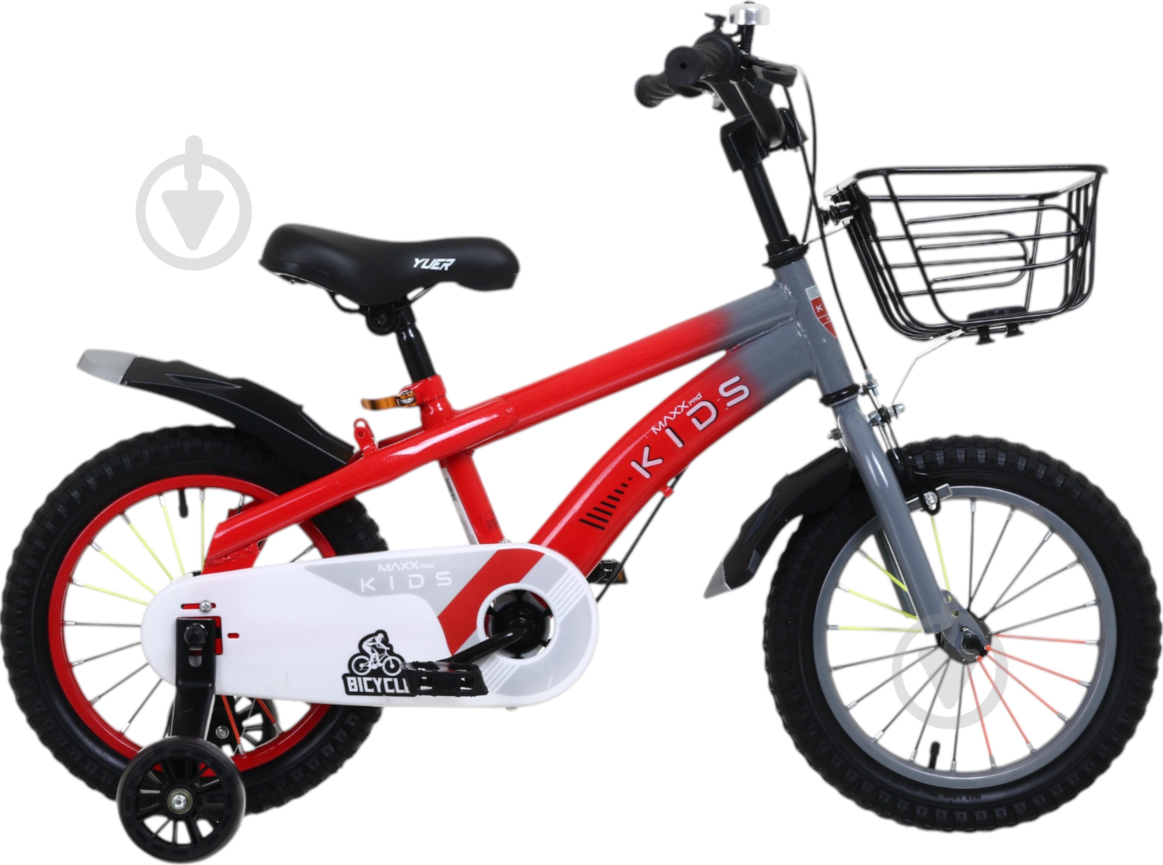Велосипед дитячий MaxxPro kids 14' KQ-23 червоний - фото 2