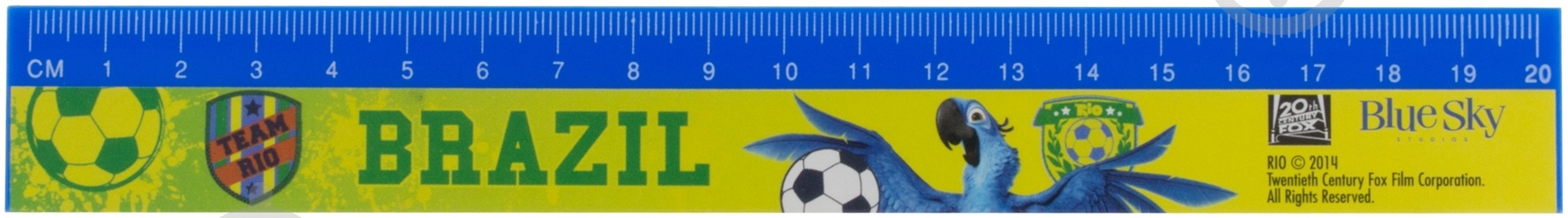 Линейка Rio 20 см Cool For School - фото 1