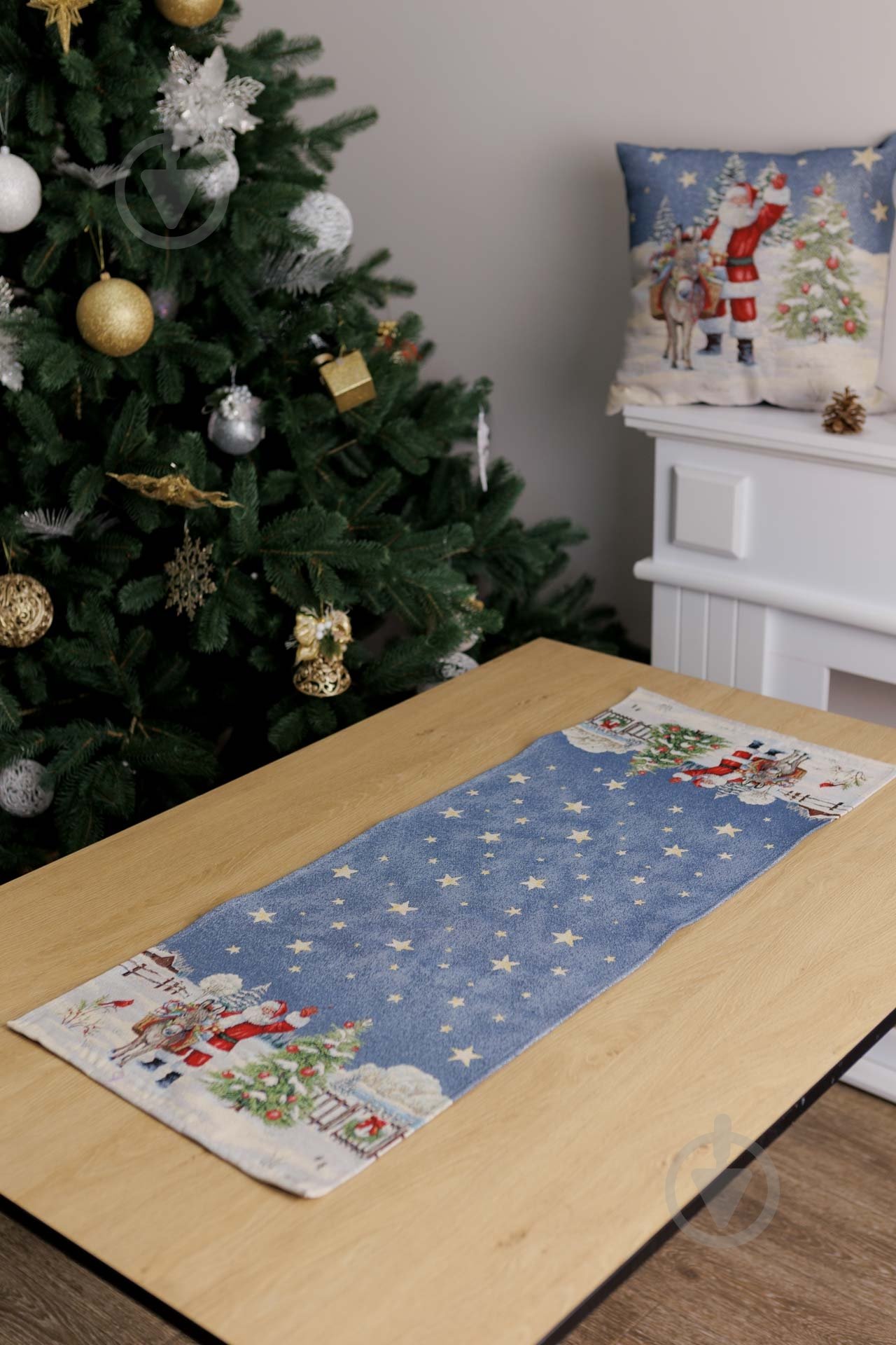 Подушка декоративная Поздравления от Санты 45x45 см La Nuit - фото 4 Подушка декоративная Поздравления от Санты 45x45 см La Nuit - фото 4