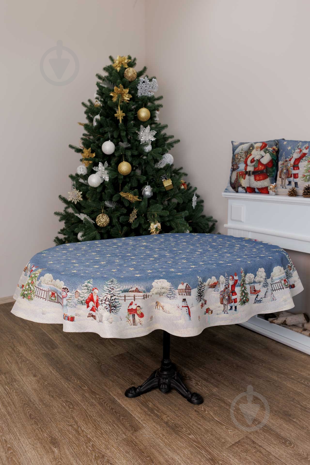 Подушка декоративная Поздравления от Санты 45x45 см La Nuit - фото 9 Подушка декоративная Поздравления от Санты 45x45 см La Nuit - фото 9