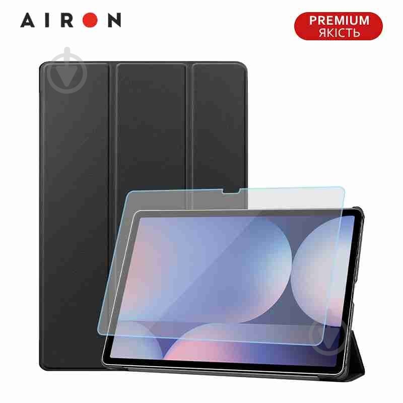 Чехол-книжка AIRON Samsung Galaxy tab S10 Plus 12.4 2024 black (4822356758483) - фото 2 Чехол-книжка AIRON Samsung Galaxy tab S10 Plus 12.4 2024 black (4822356758483) - фото 2