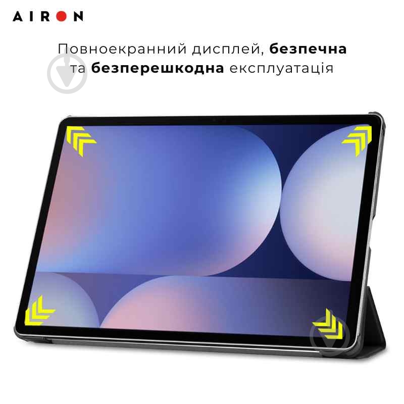Чехол-книжка AIRON Samsung Galaxy tab S10 Plus 12.4 2024 black (4822356758483) - фото 5 Чехол-книжка AIRON Samsung Galaxy tab S10 Plus 12.4 2024 black (4822356758483) - фото 5
