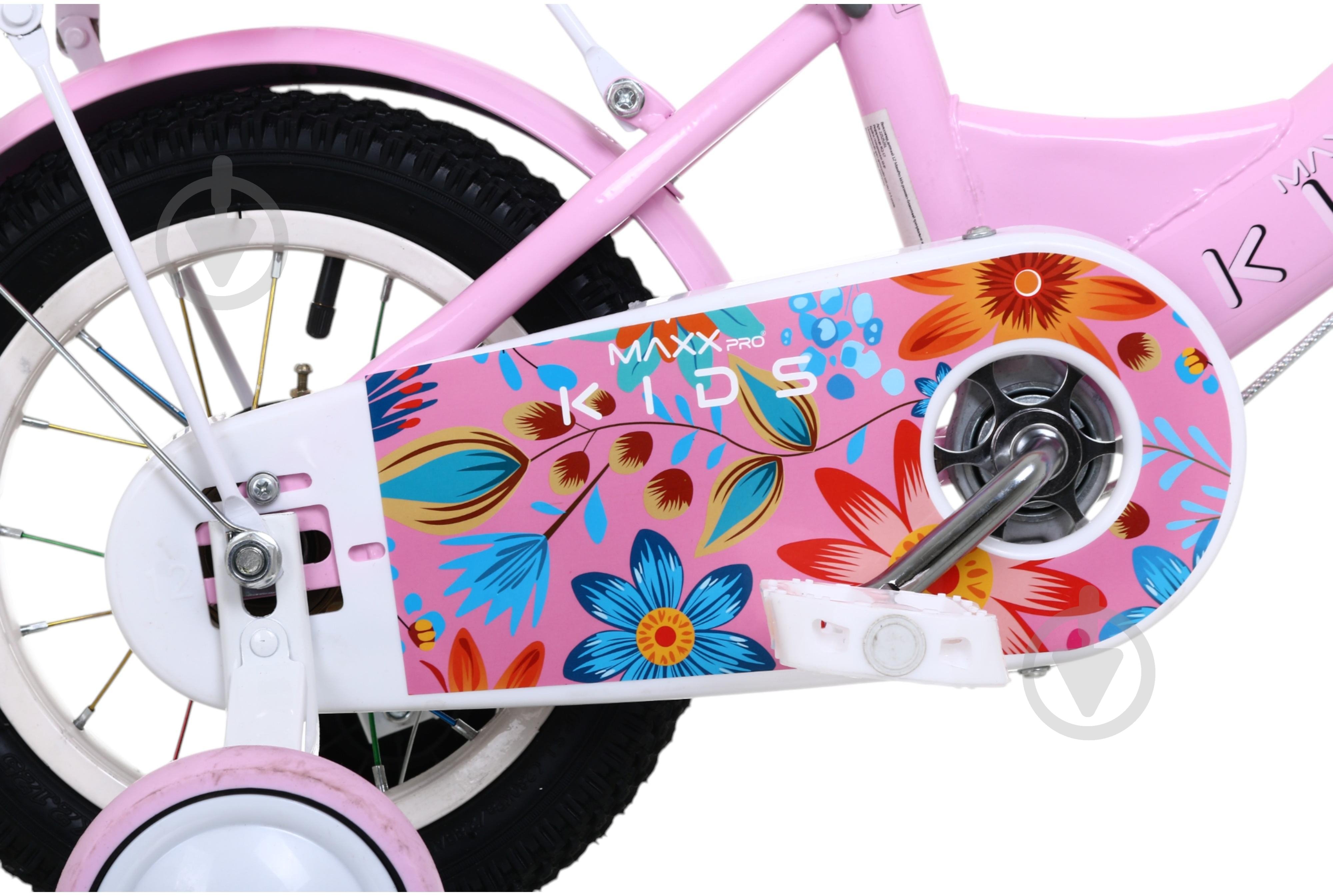 Велосипед дитячий MaxxPro kids 12' KQ-17 рожево-блакитний - фото 11
