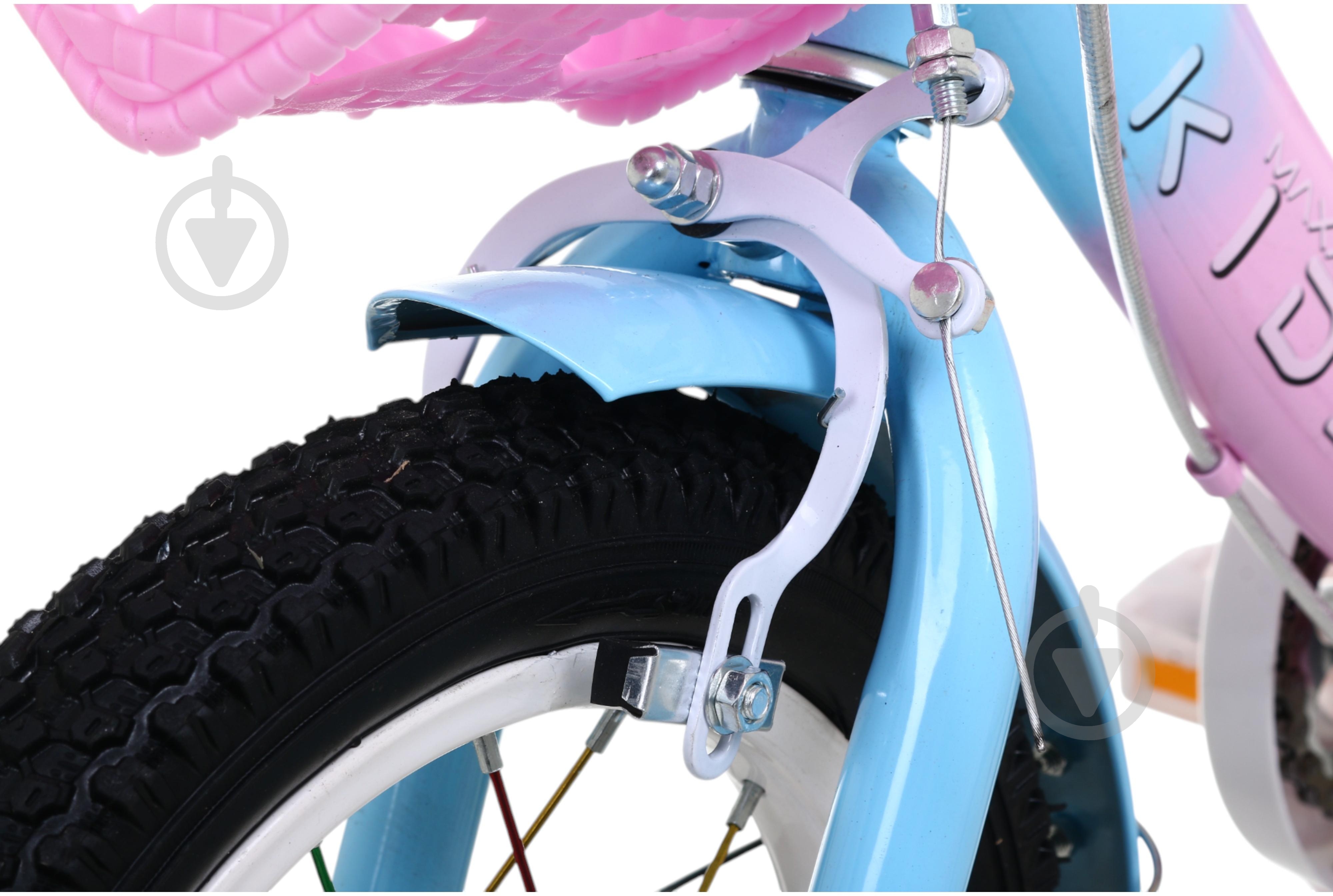 Велосипед дитячий MaxxPro kids 12' KQ-17 рожево-блакитний - фото 4