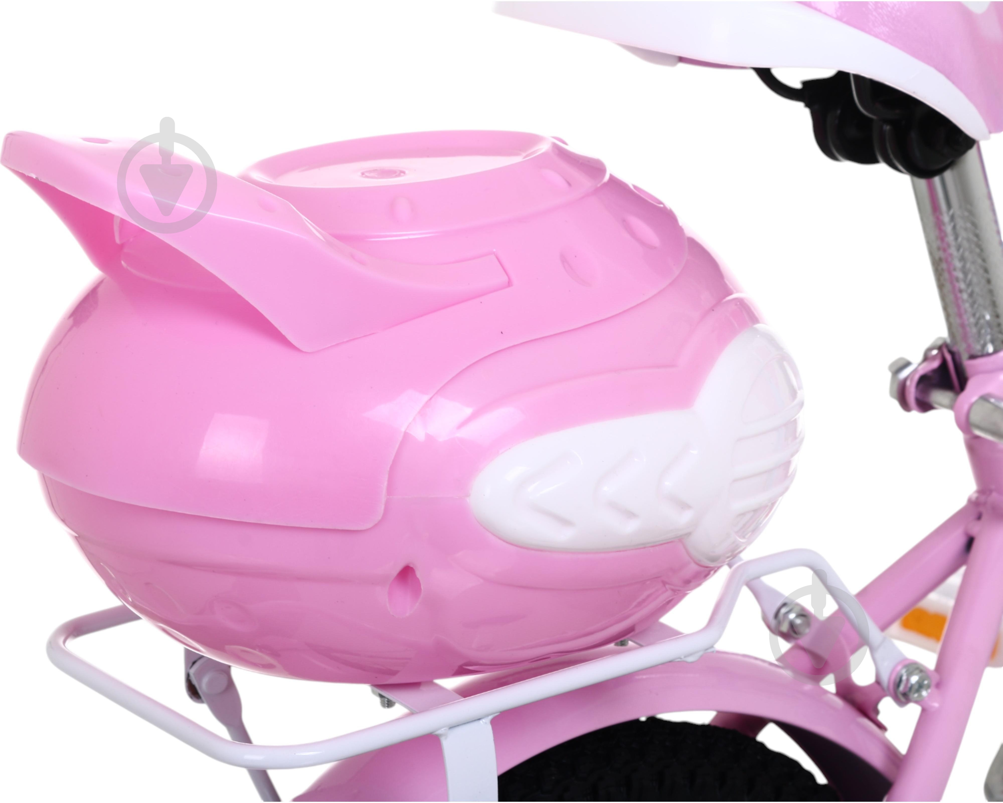 Велосипед дитячий MaxxPro kids 12' KQ-17 рожево-блакитний - фото 8