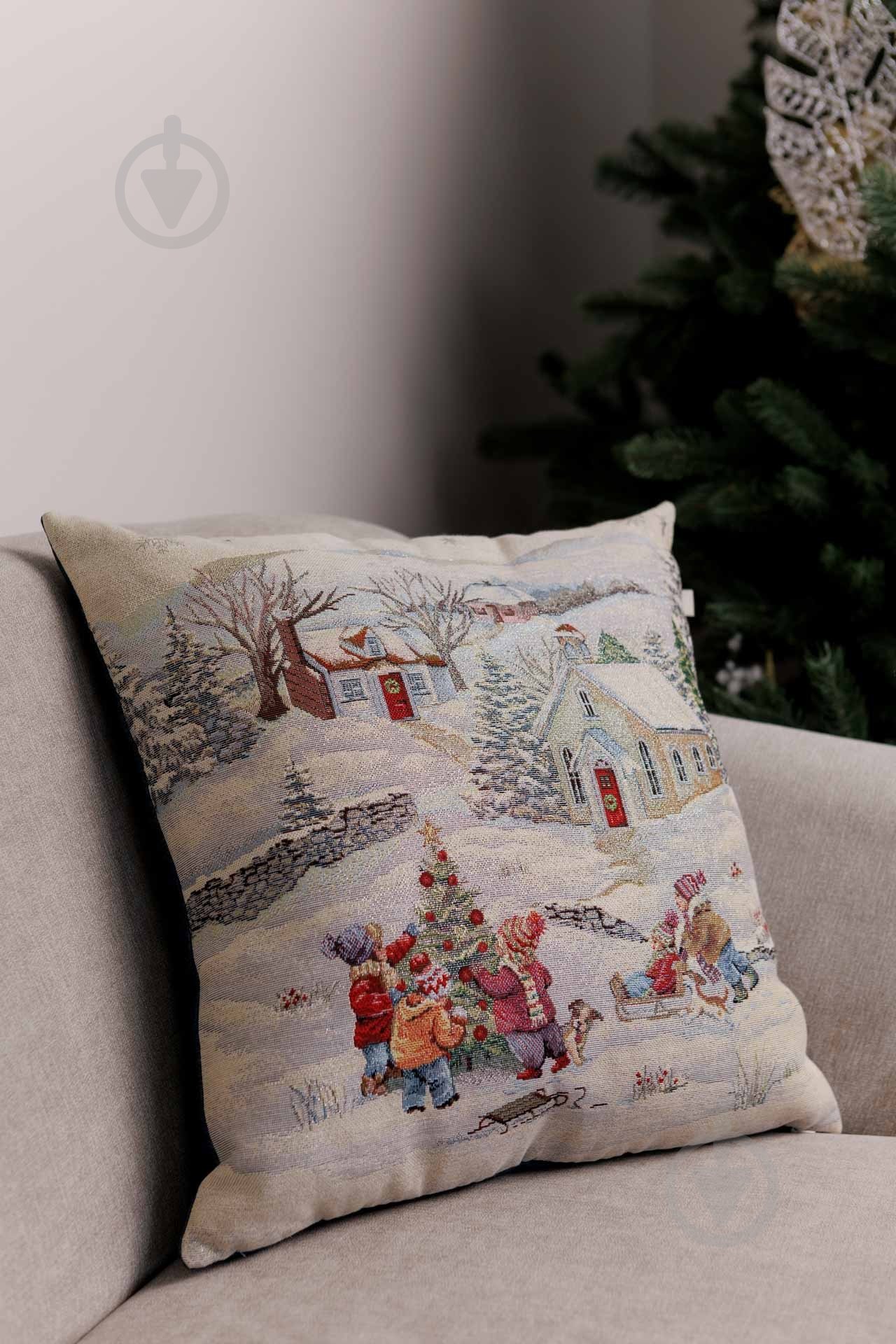 Подушка декоративна Святковий день 45x45 см La Nuit - фото 3 Подушка декоративна Святковий день 45x45 см La Nuit - фото 3