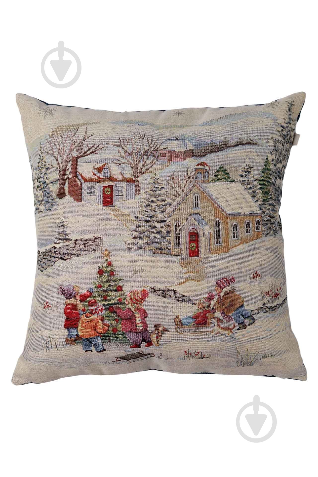 Подушка декоративна Святковий день 45x45 см La Nuit - фото 1 Подушка декоративна Святковий день 45x45 см La Nuit - фото 1