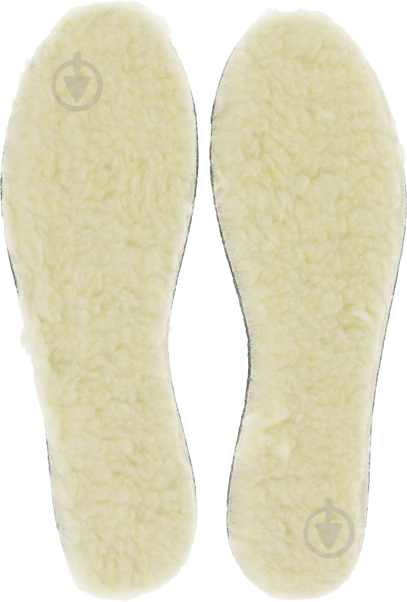 Устілки для взуття хутряні із золотою фольгою Роллі р.36-37 бежевий - фото 1