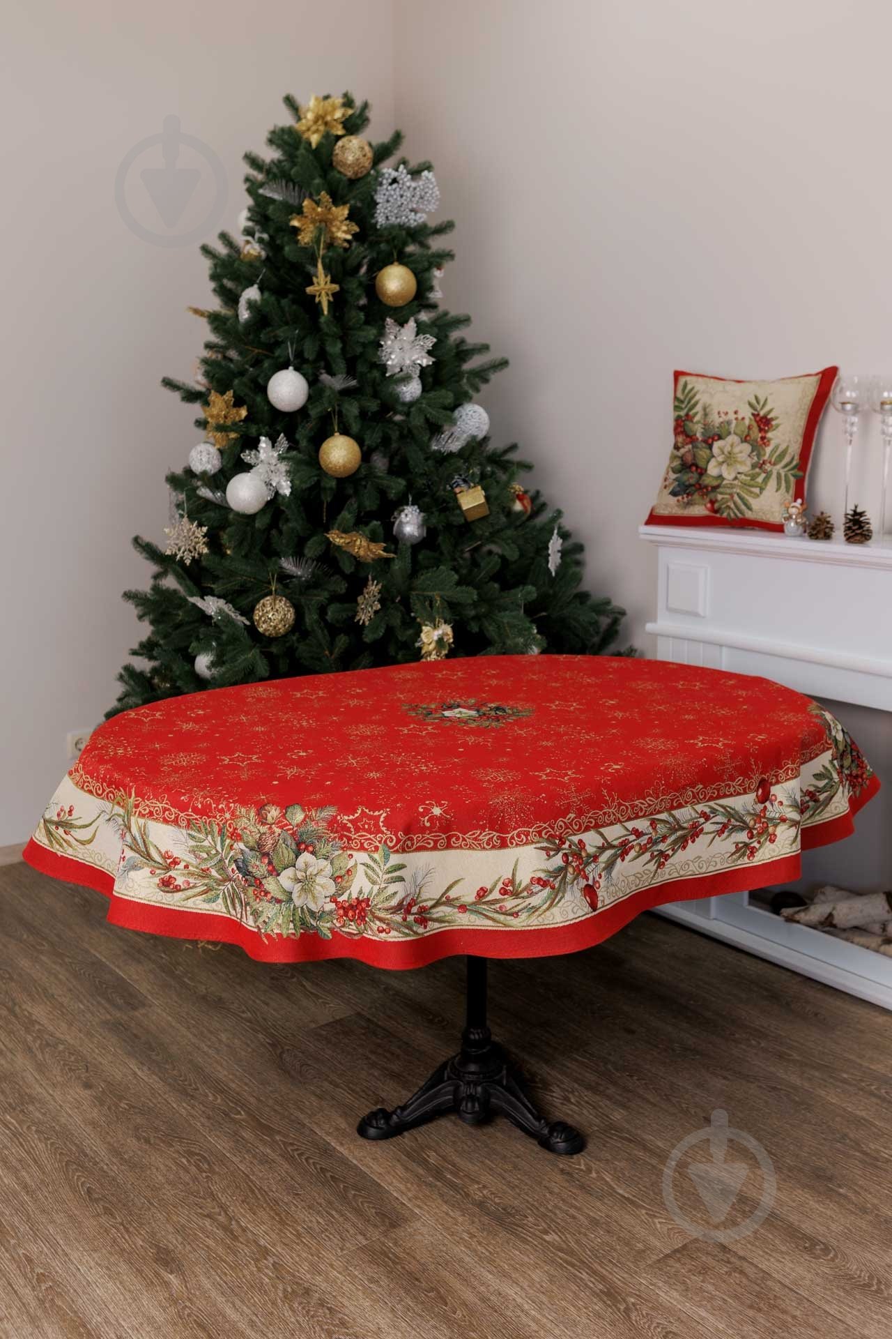 Подушка декоративна Різдвяний букет 45x45 см La Nuit - фото 3