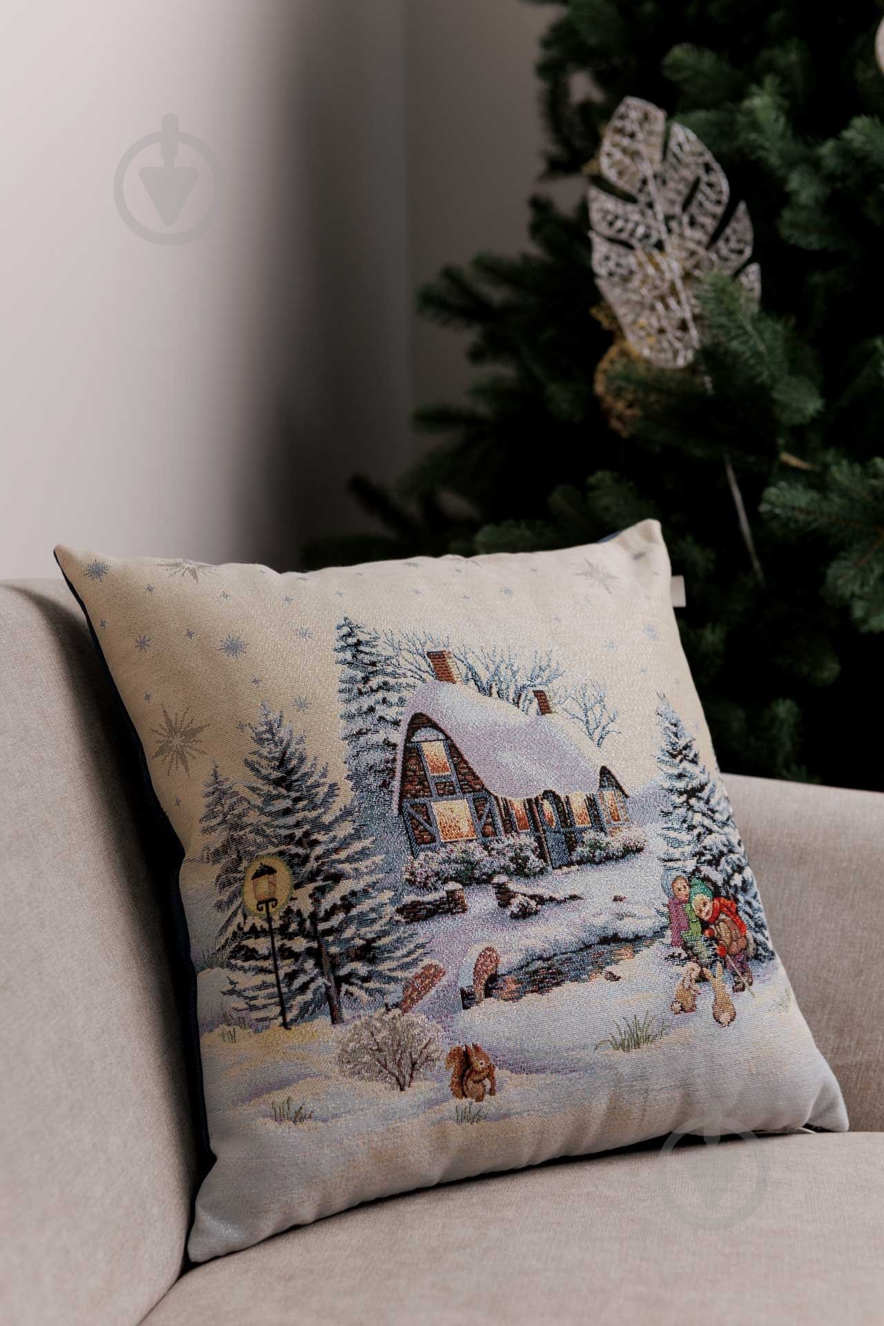 Подушка декоративна Святковий ранок 45x45 см La Nuit - фото 3 Подушка декоративна Святковий ранок 45x45 см La Nuit - фото 3