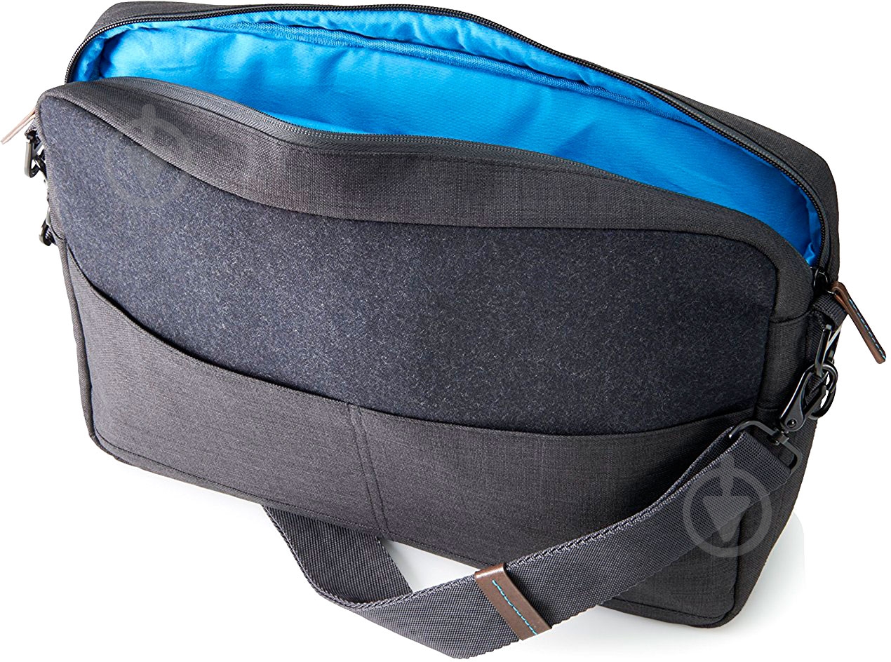 Сумка HP Premium Messenger 15.6" grey (J4Y51AA) - фото 2