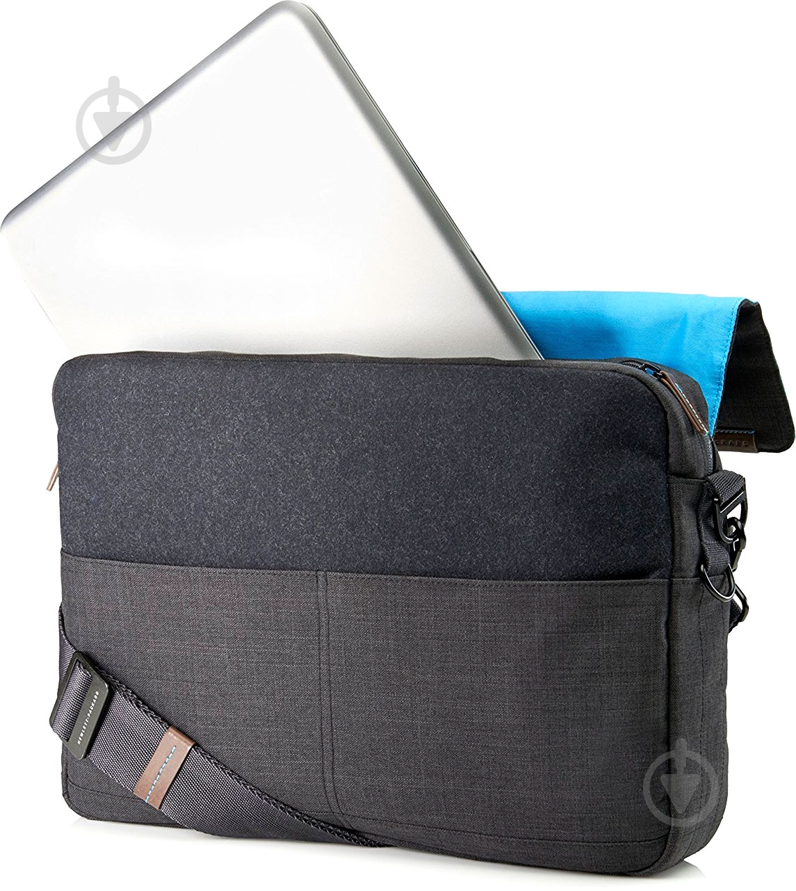 Сумка HP Premium Messenger 15.6" grey (J4Y51AA) - фото 3