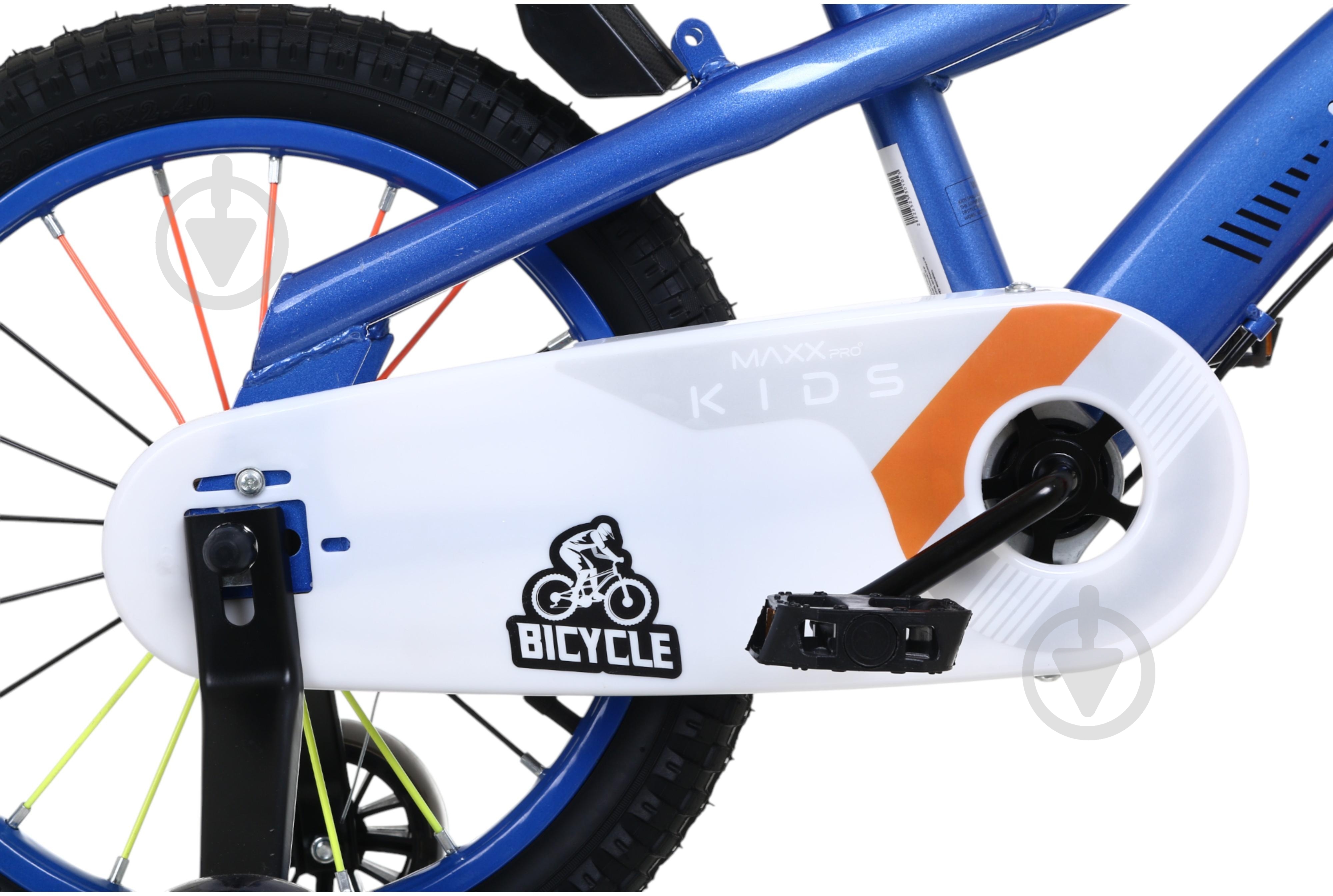 Велосипед дитячий MaxxPro kids 16' KQ-23 блакитний із червоним - фото 9