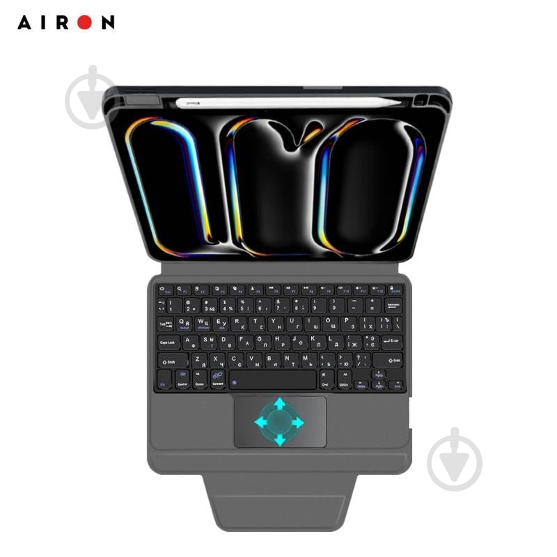 Чохол-клавіатура AIRON Premium для iPad Pro black (4822352781230) - фото 17 Чохол-клавіатура AIRON Premium для iPad Pro black (4822352781230) - фото 17