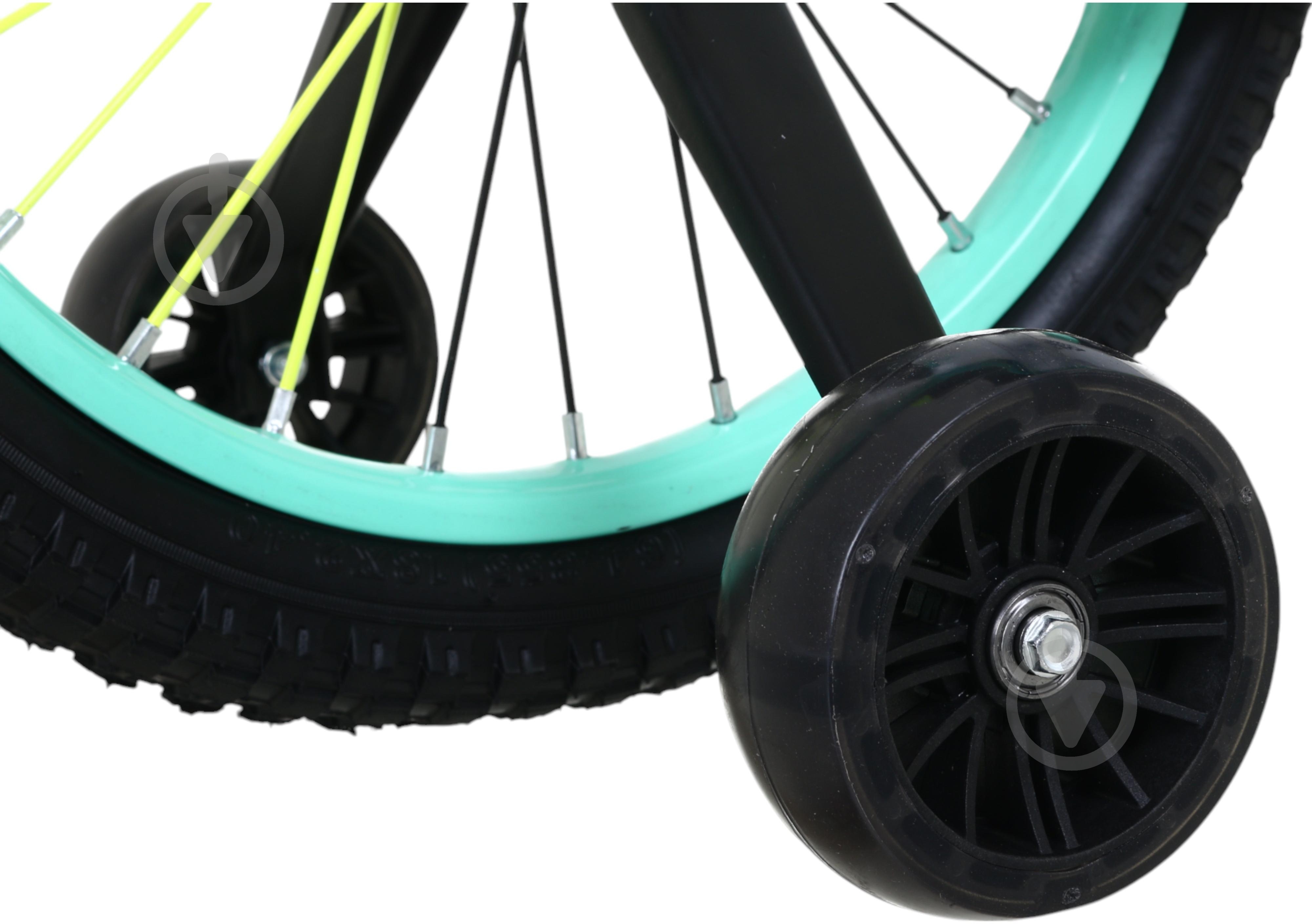 Велосипед дитячий MaxxPro kids 18' KQ-23 блакитний із жовтим - фото 7