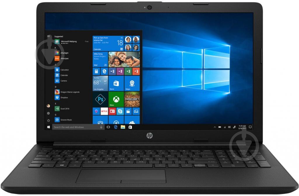 Ноутбук HP 15-db1119ur 15,6 (8KR14EA) black - фото 1