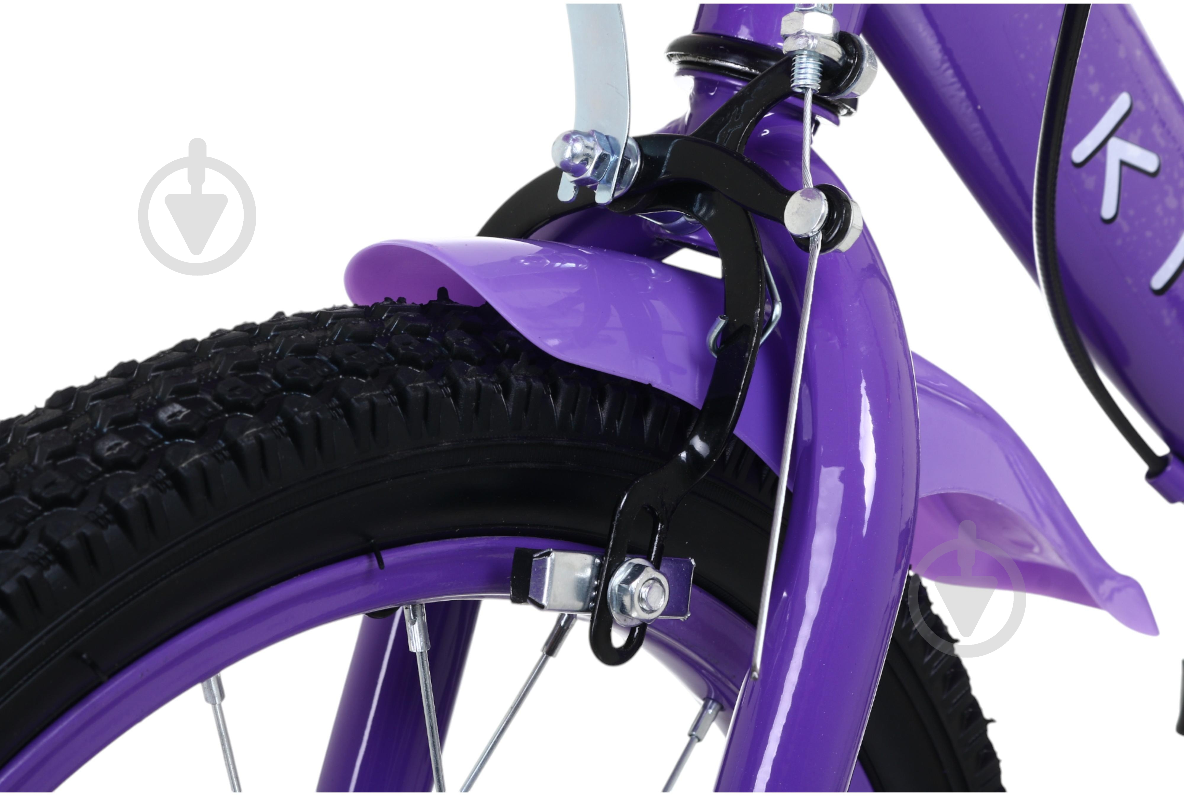 Велосипед дитячий MaxxPro kids 16' KQ-27 фіолетовий - фото 6