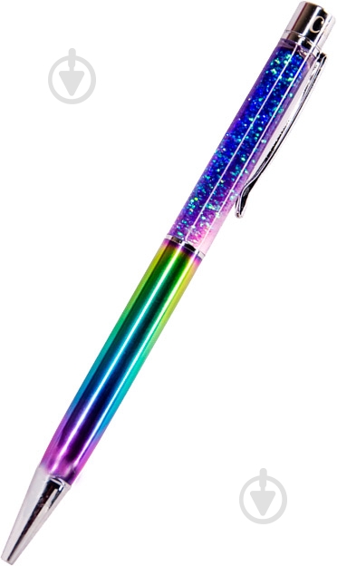 Ручка шариковая CHICARDI с глиттер Rainbow - фото 2 Ручка шариковая CHICARDI с глиттер Rainbow - фото 2