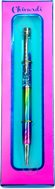 Ручка шариковая CHICARDI с глиттер Rainbow - фото 4 Ручка шариковая CHICARDI с глиттер Rainbow - фото 4