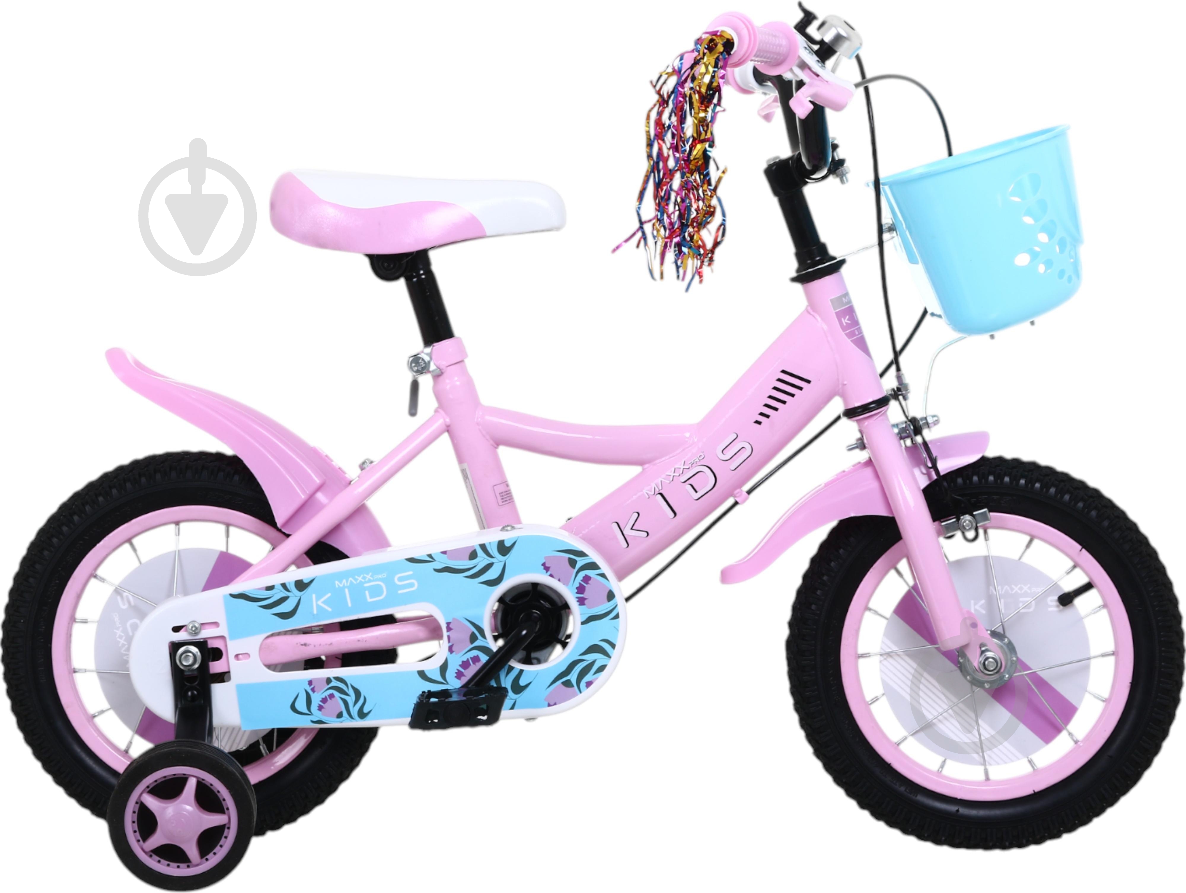 Велосипед дитячий MaxxPro kids 12' KQ-27 рожевий - фото 2