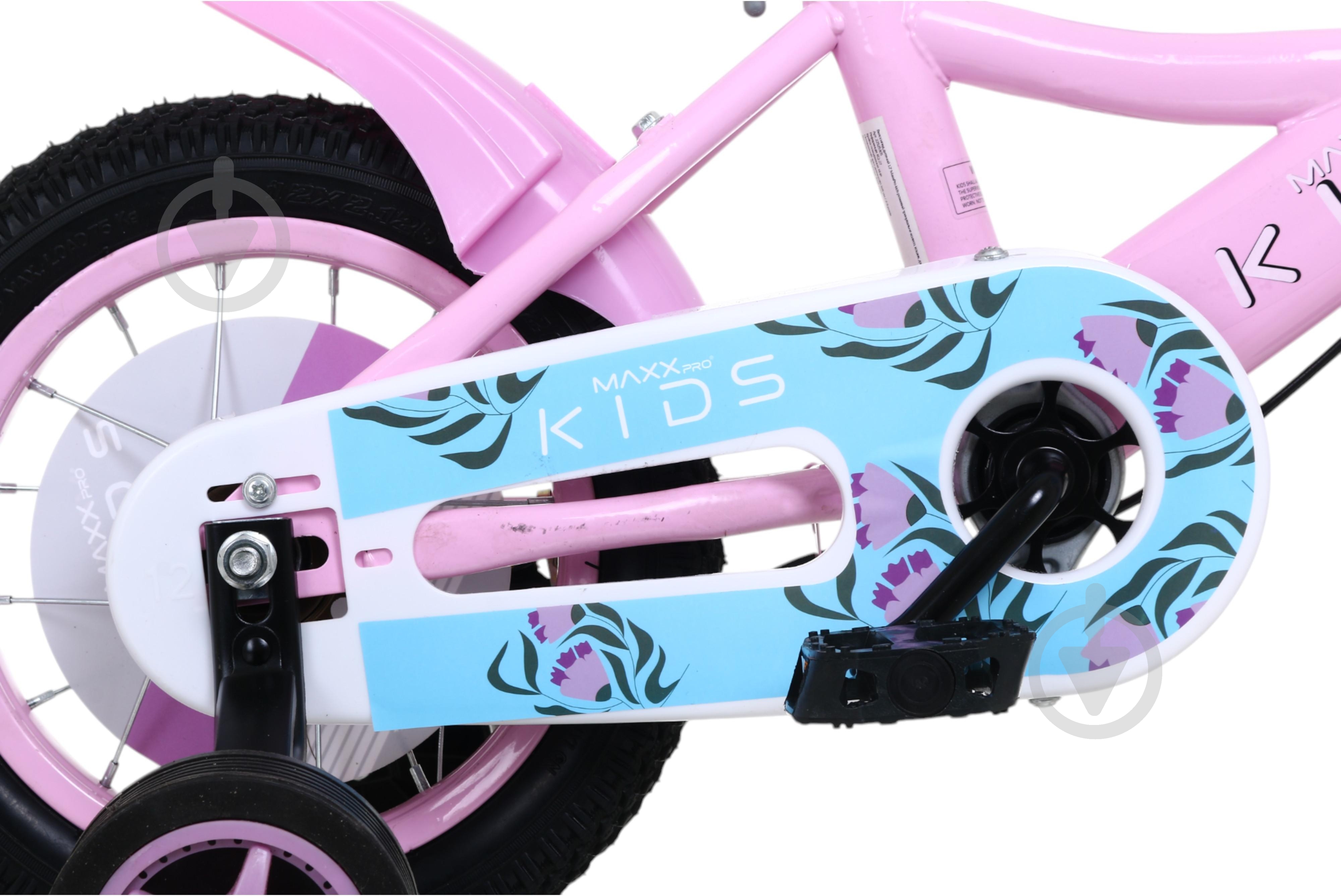 Велосипед дитячий MaxxPro kids 12' KQ-27 рожевий - фото 7