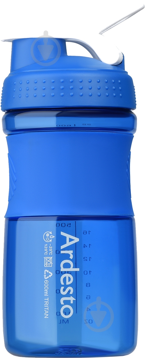 Пляшка для води ARDESTO Smart bottle 600 мл синя AR2202TB - фото 1