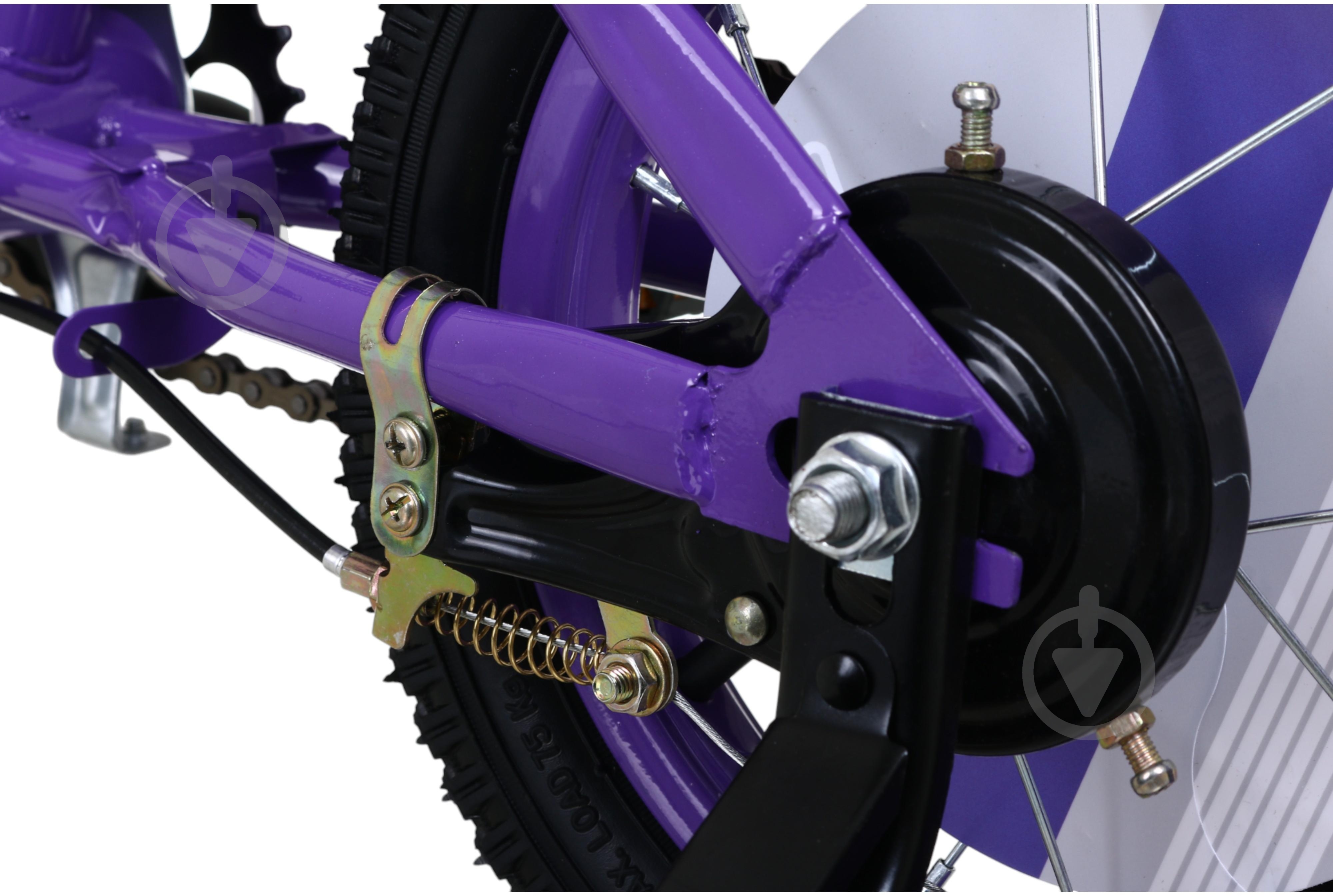 Велосипед дитячий MaxxPro kids 12' KQ-27 фіолетовий - фото 3