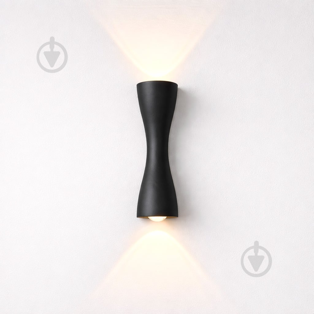 Світильник настінний Luminaria LED бра 6 Вт чорний SAVIO 6W 2L BLACK - фото 1
