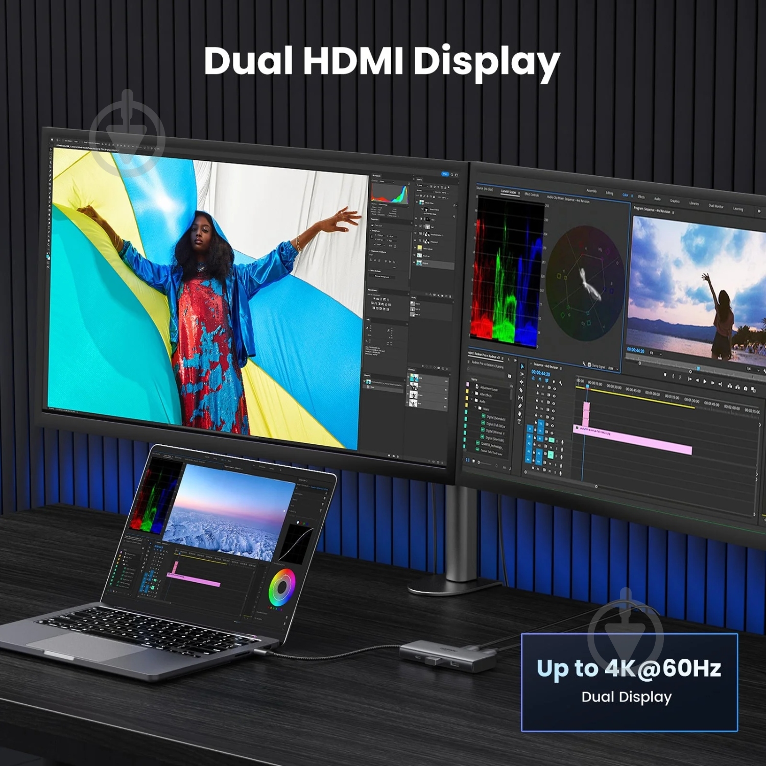 Док-станция UGREEN CM498 silver (15852) - фото 6