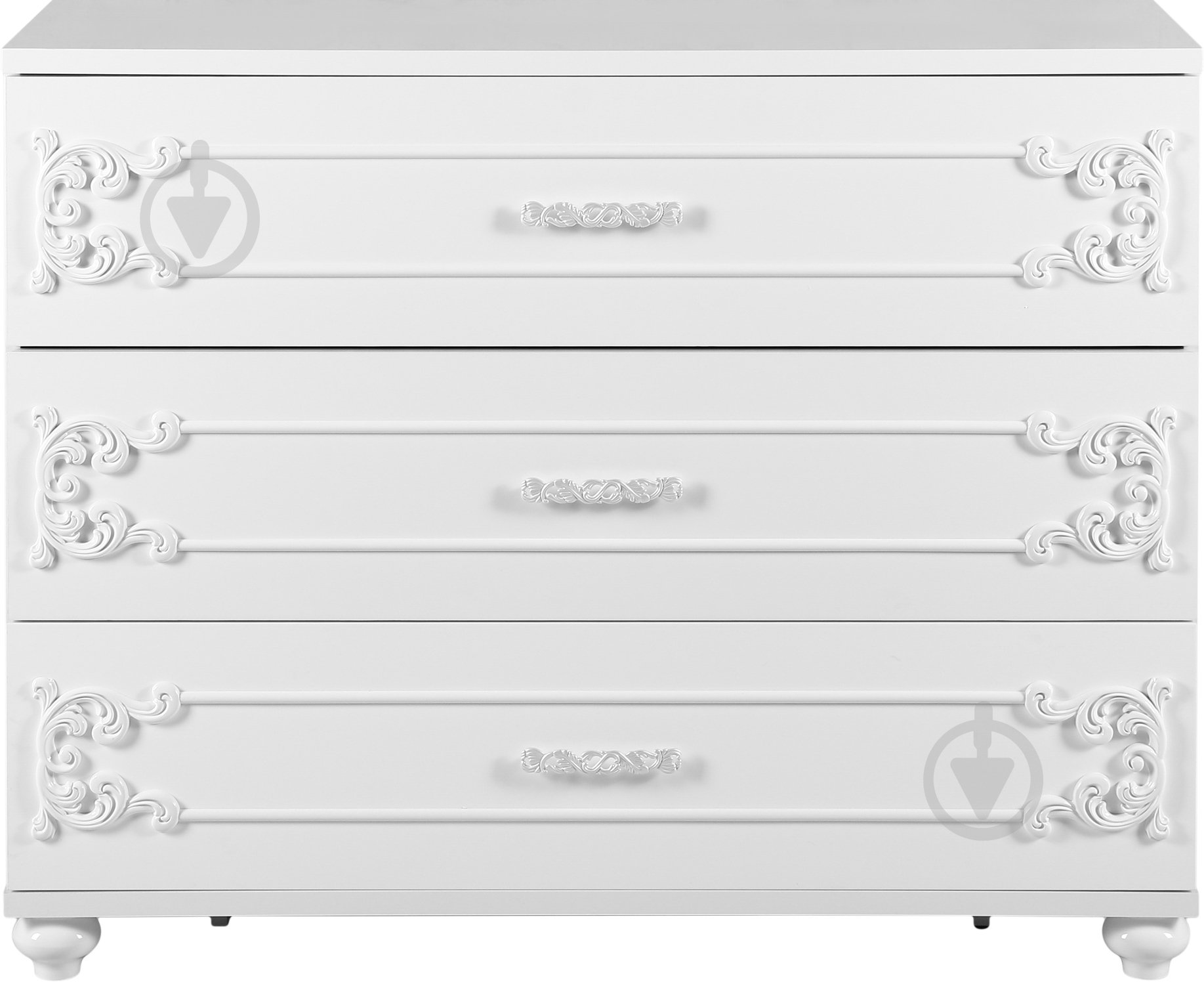 Комод Embawood Люсия белый/белый - фото 1