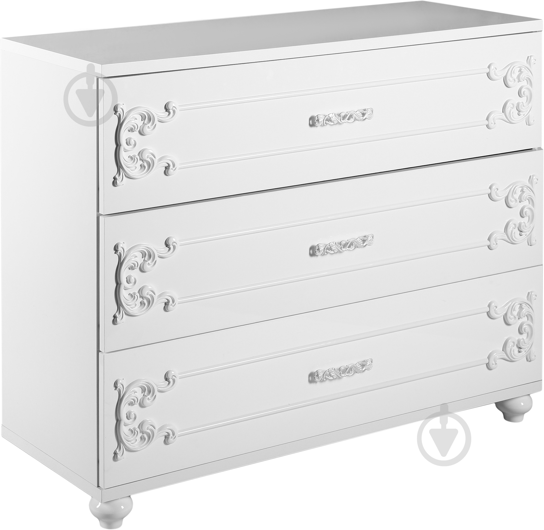 Комод Embawood Люсия белый/белый - фото 2