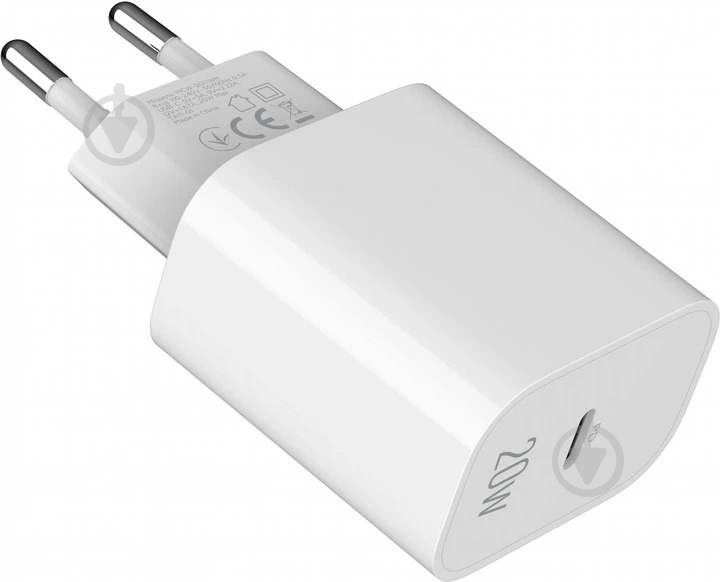 Зарядний пристрій Make 20W Type-C PD3.0 White (MCW-2011WH) - фото 7 Зарядний пристрій Make 20W Type-C PD3.0 White (MCW-2011WH) - фото 7
