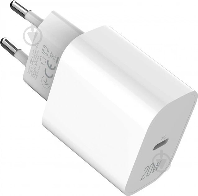 Зарядний пристрій Make 20W Type-C PD3.0 White (MCW-2011WH) - фото 6 Зарядний пристрій Make 20W Type-C PD3.0 White (MCW-2011WH) - фото 6