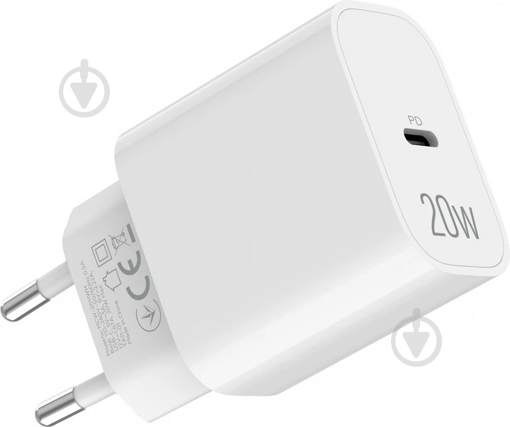 Зарядний пристрій Make 20W Type-C PD3.0 White (MCW-2011WH) - фото 5 Зарядний пристрій Make 20W Type-C PD3.0 White (MCW-2011WH) - фото 5