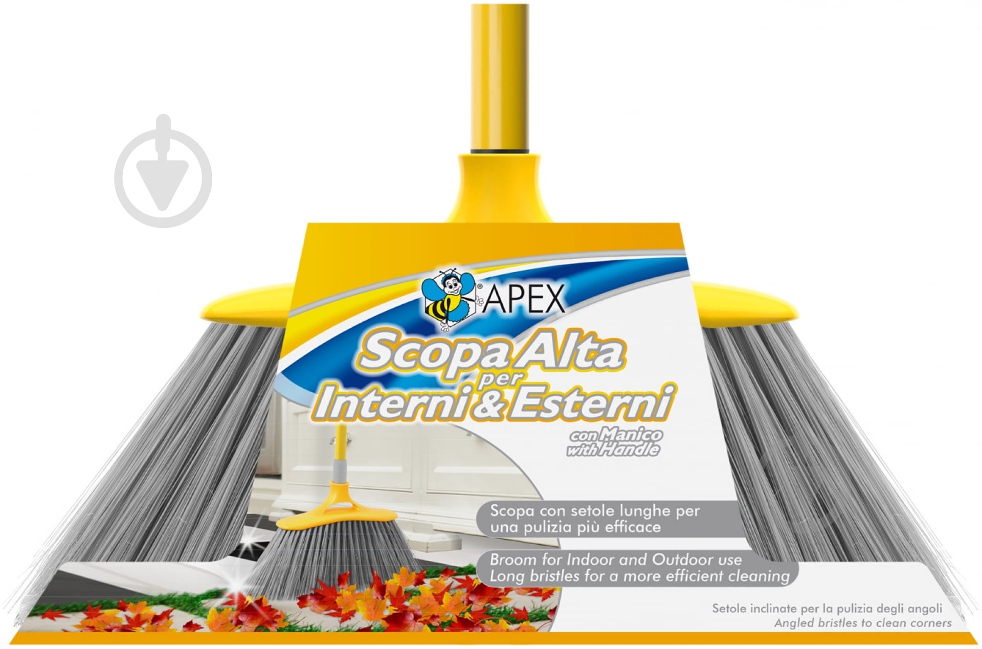Щетка для пола Venere Apex 127 см желтый 11670 - фото 6