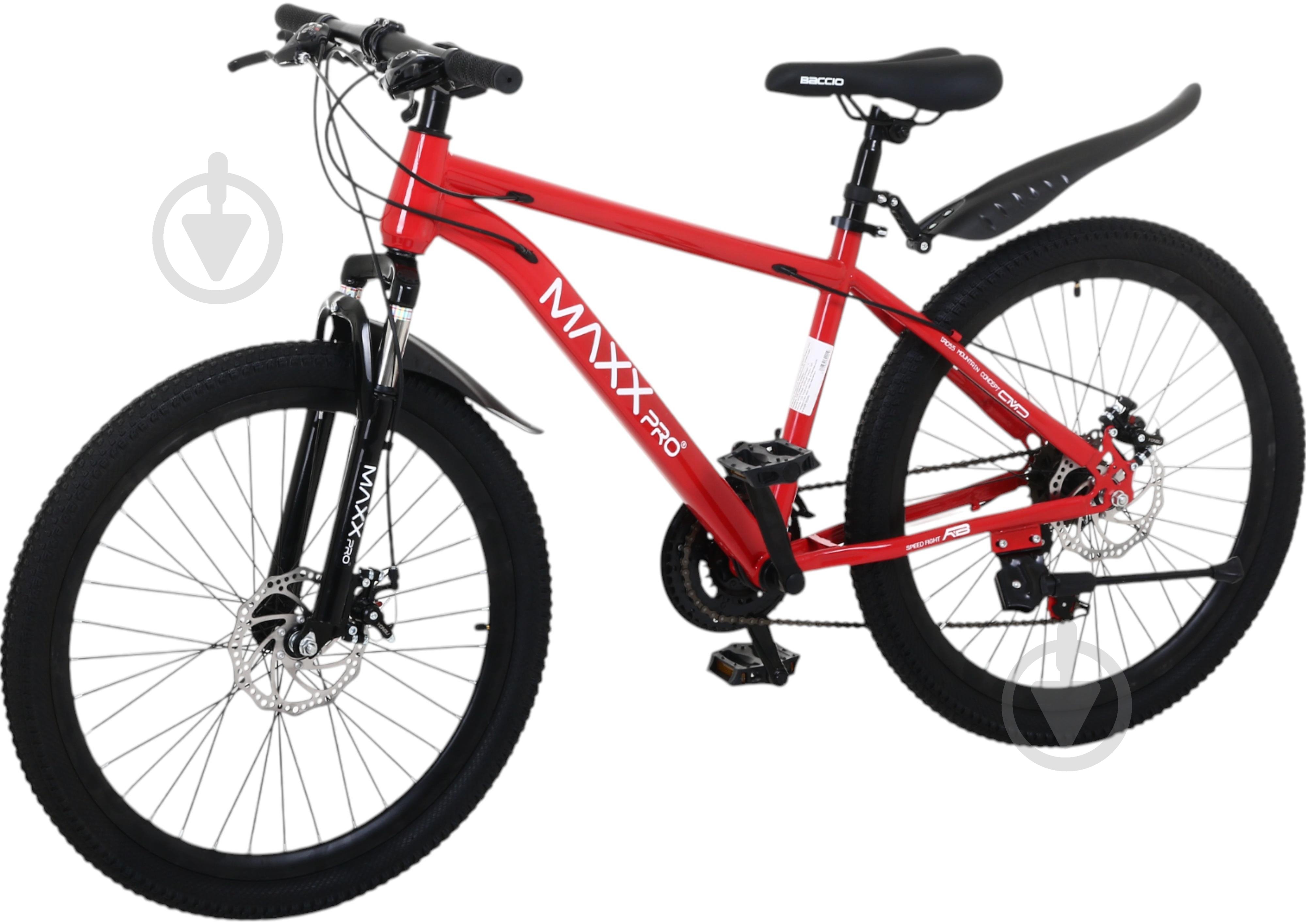 Велосипед дитячий MaxxPro kids 24` CT24013 червоний - фото 3