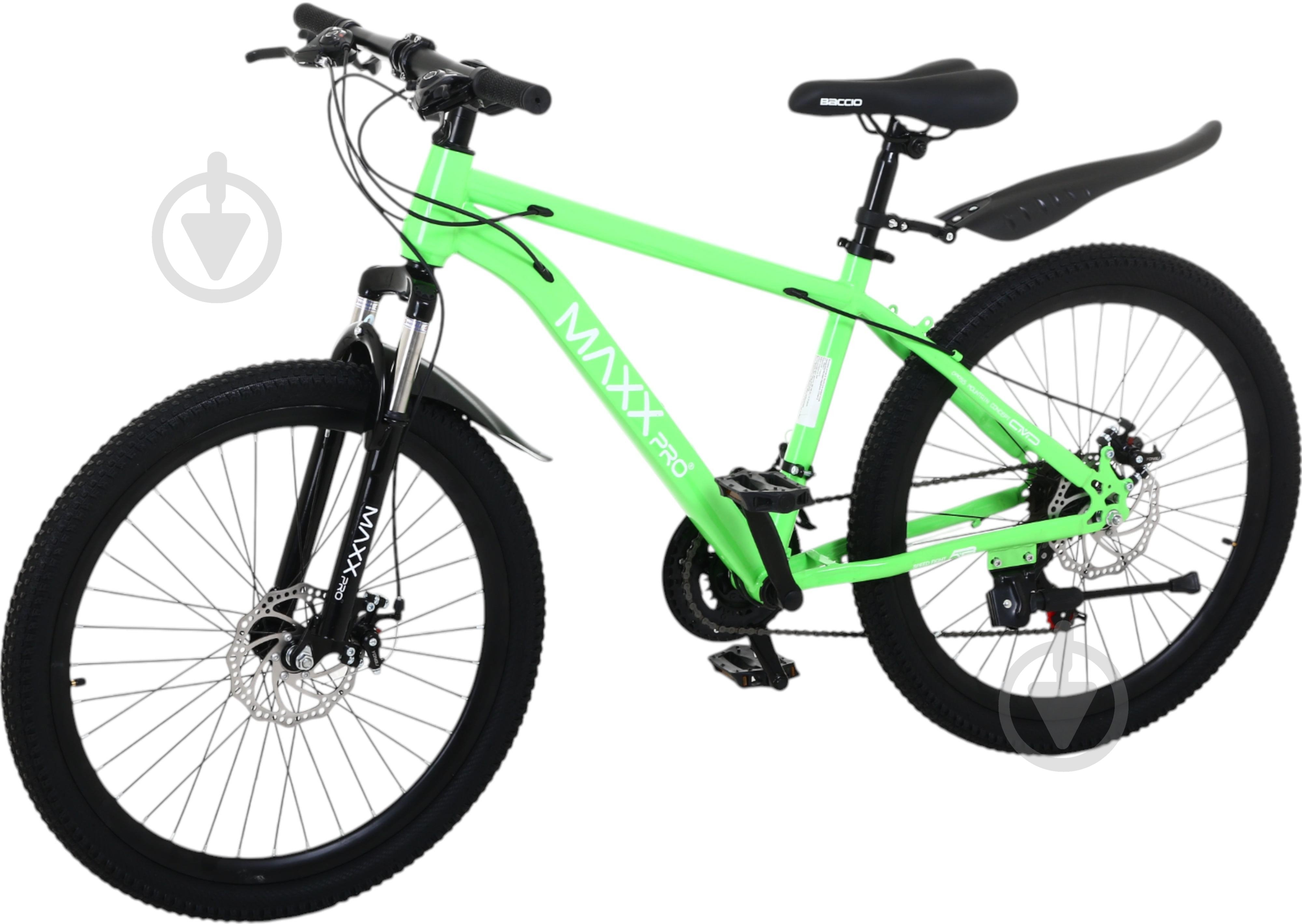 Велосипед дитячий MaxxPro kids 24` CT24013 зелений - фото 2