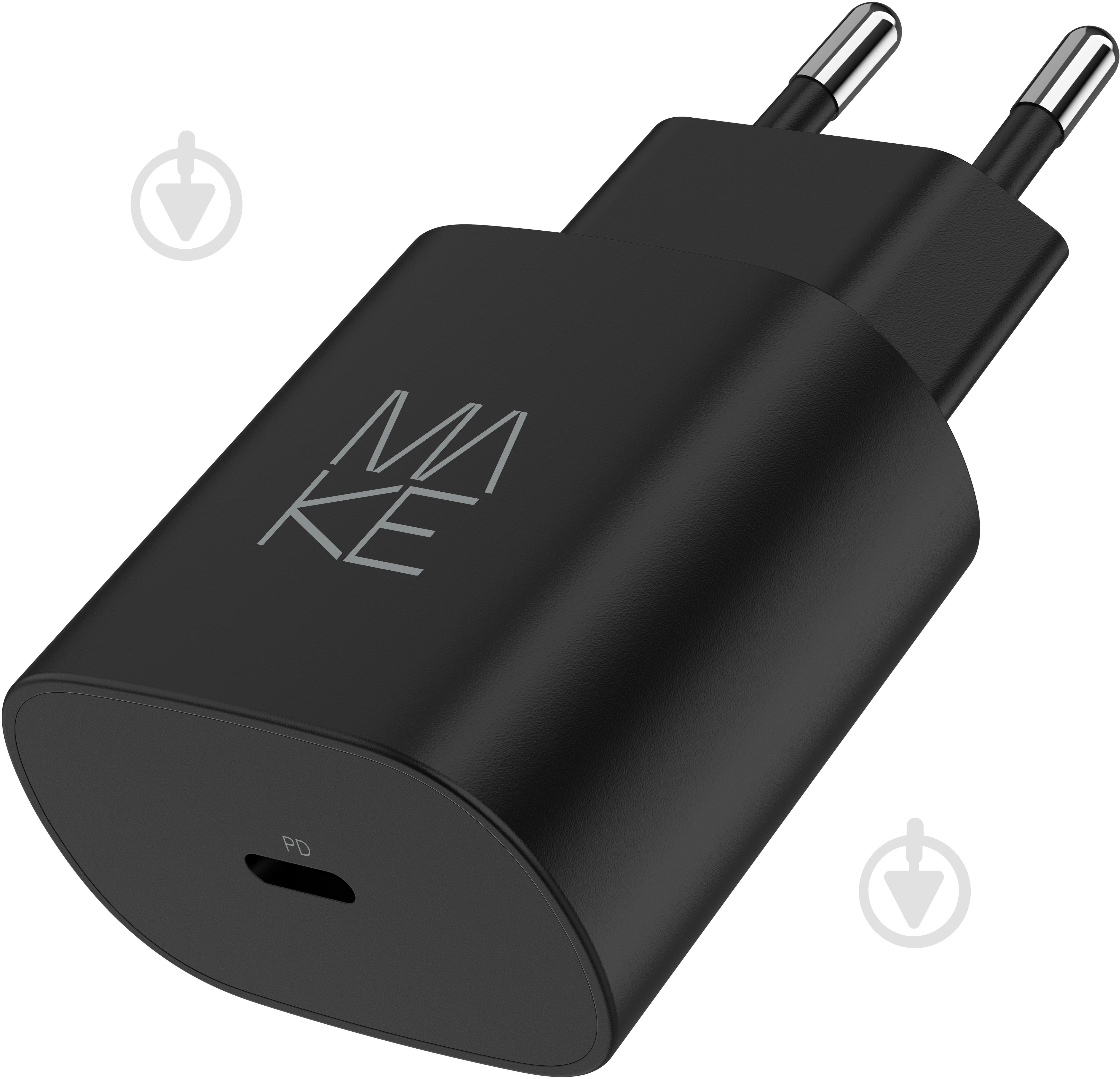 Зарядний пристрій Make 25W GaN PD Black (MCW-2511BK) - фото 1 Зарядний пристрій Make 25W GaN PD Black (MCW-2511BK) - фото 1