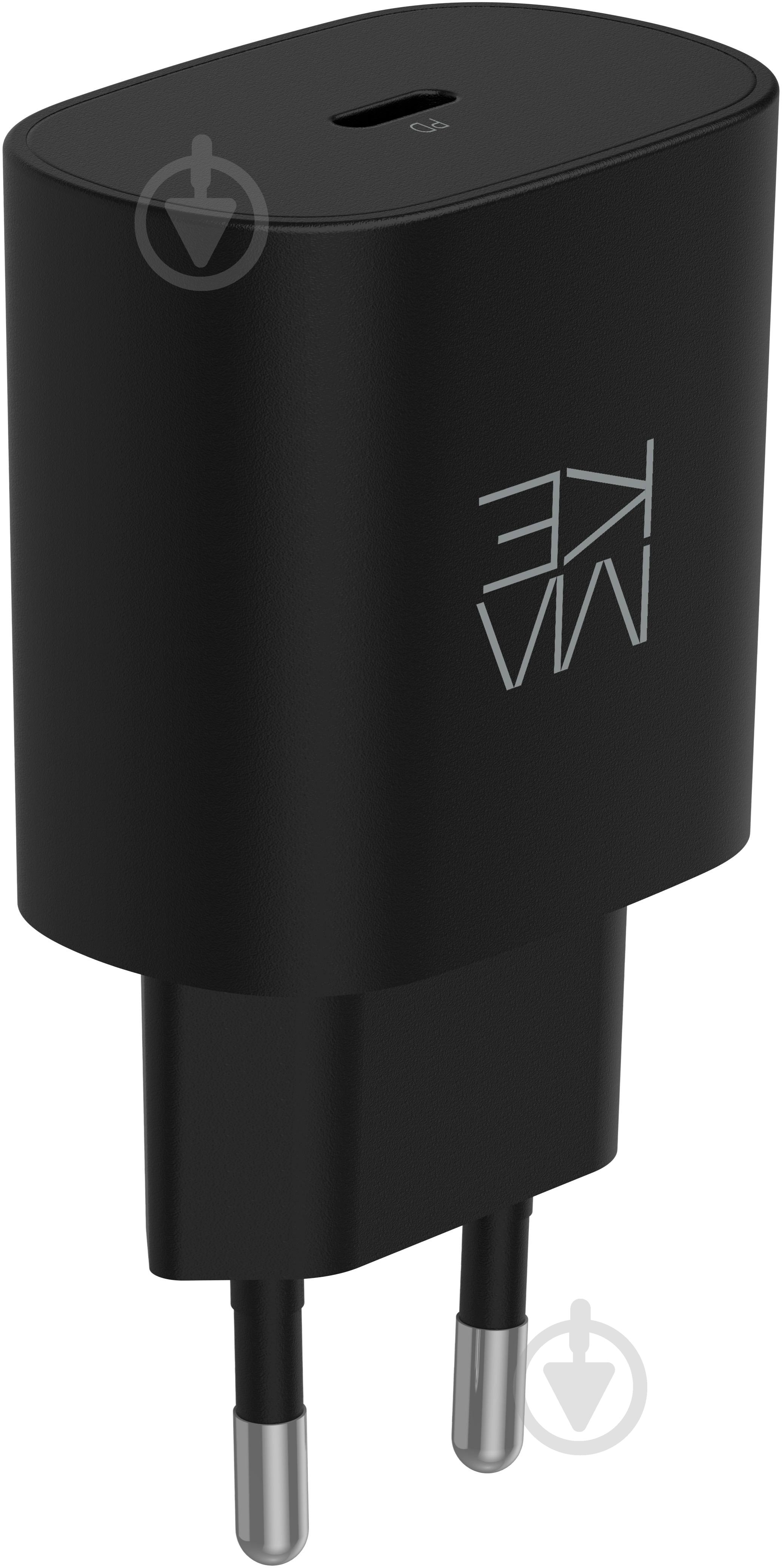 Зарядний пристрій Make 25W GaN PD Black (MCW-2511BK) - фото 8 Зарядний пристрій Make 25W GaN PD Black (MCW-2511BK) - фото 8