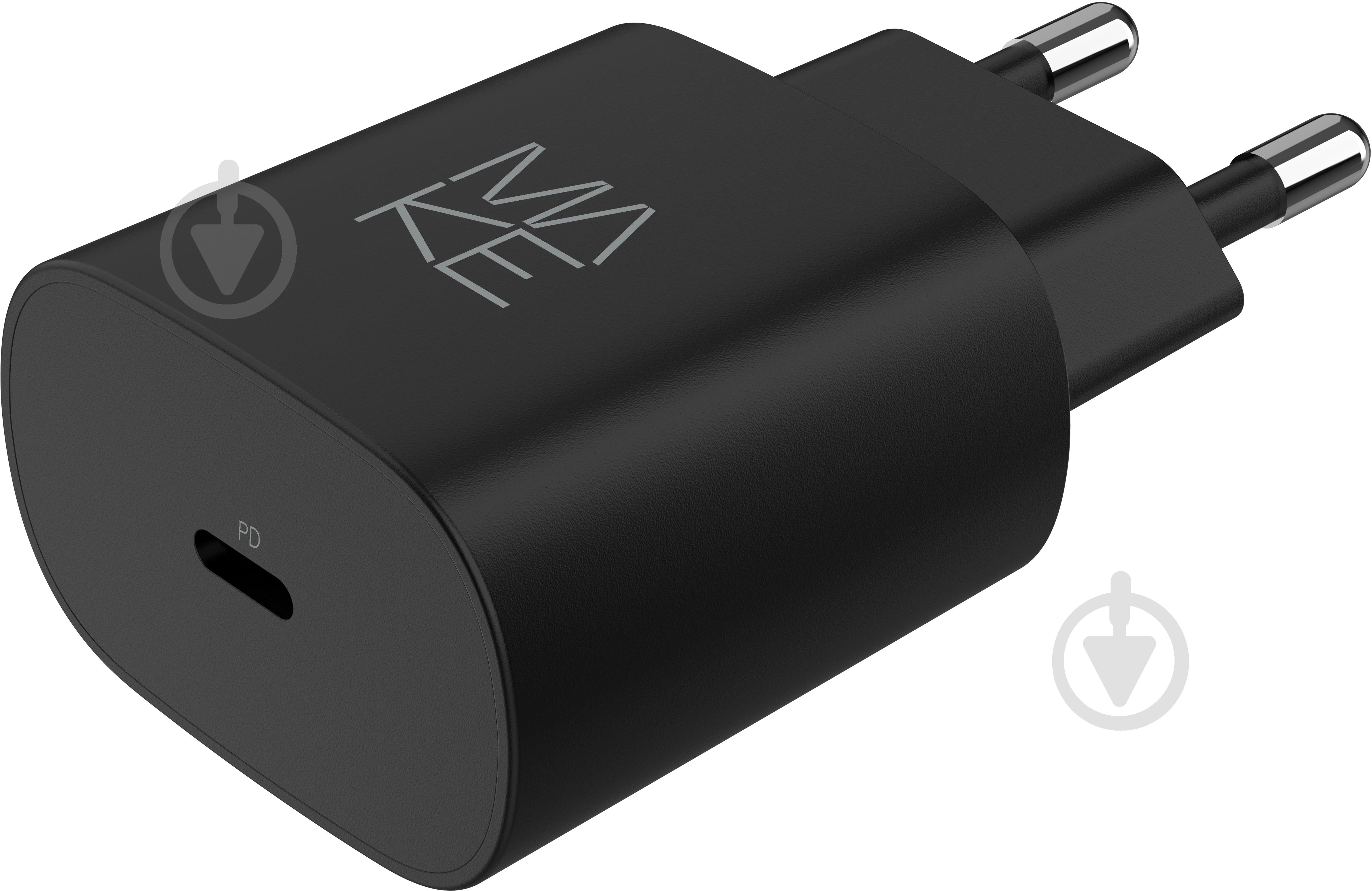 Зарядний пристрій Make 25W GaN PD Black (MCW-2511BK) - фото 2 Зарядний пристрій Make 25W GaN PD Black (MCW-2511BK) - фото 2